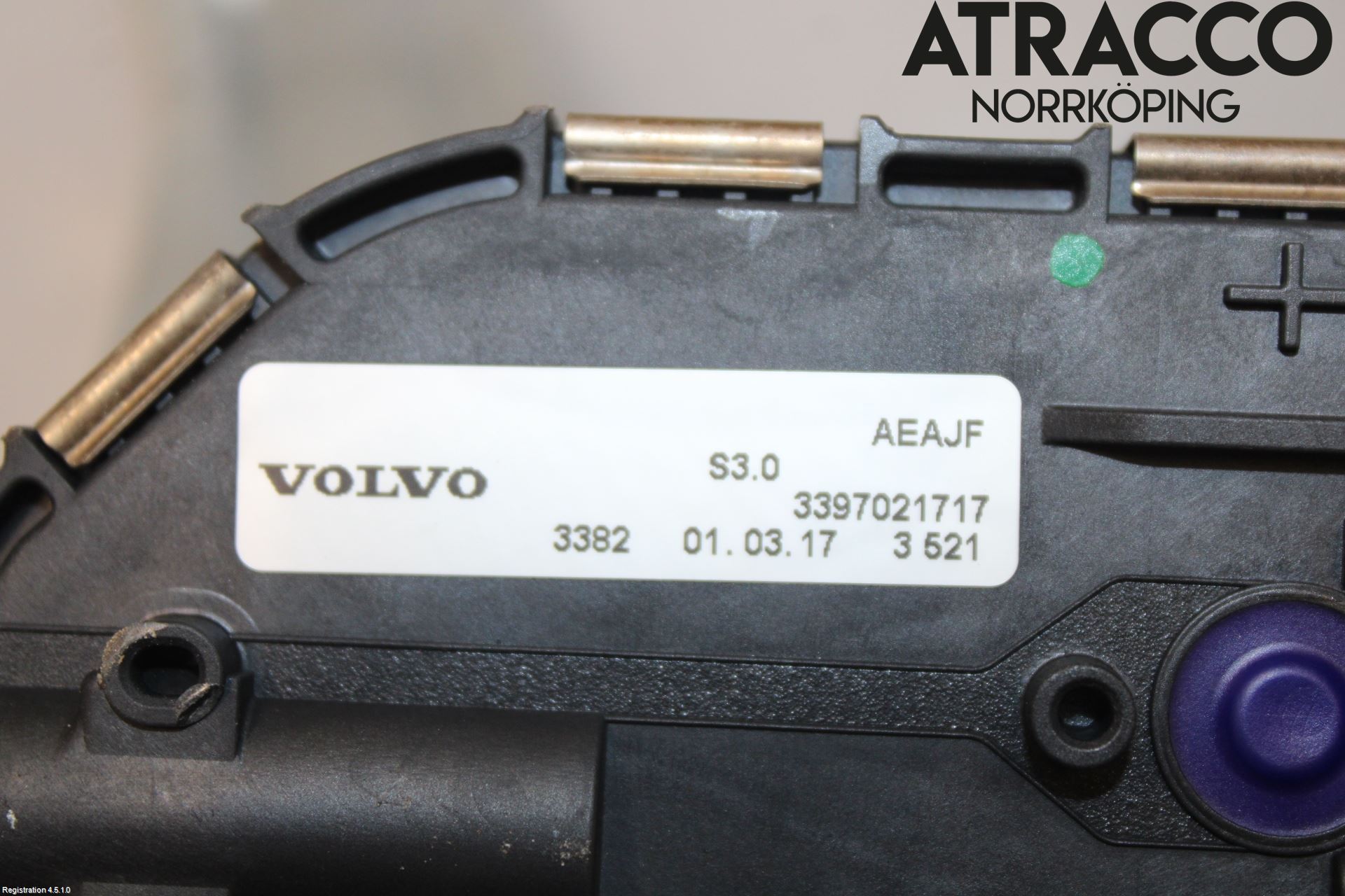 Volvo S90 17->> Torkarmekanism Vindruta