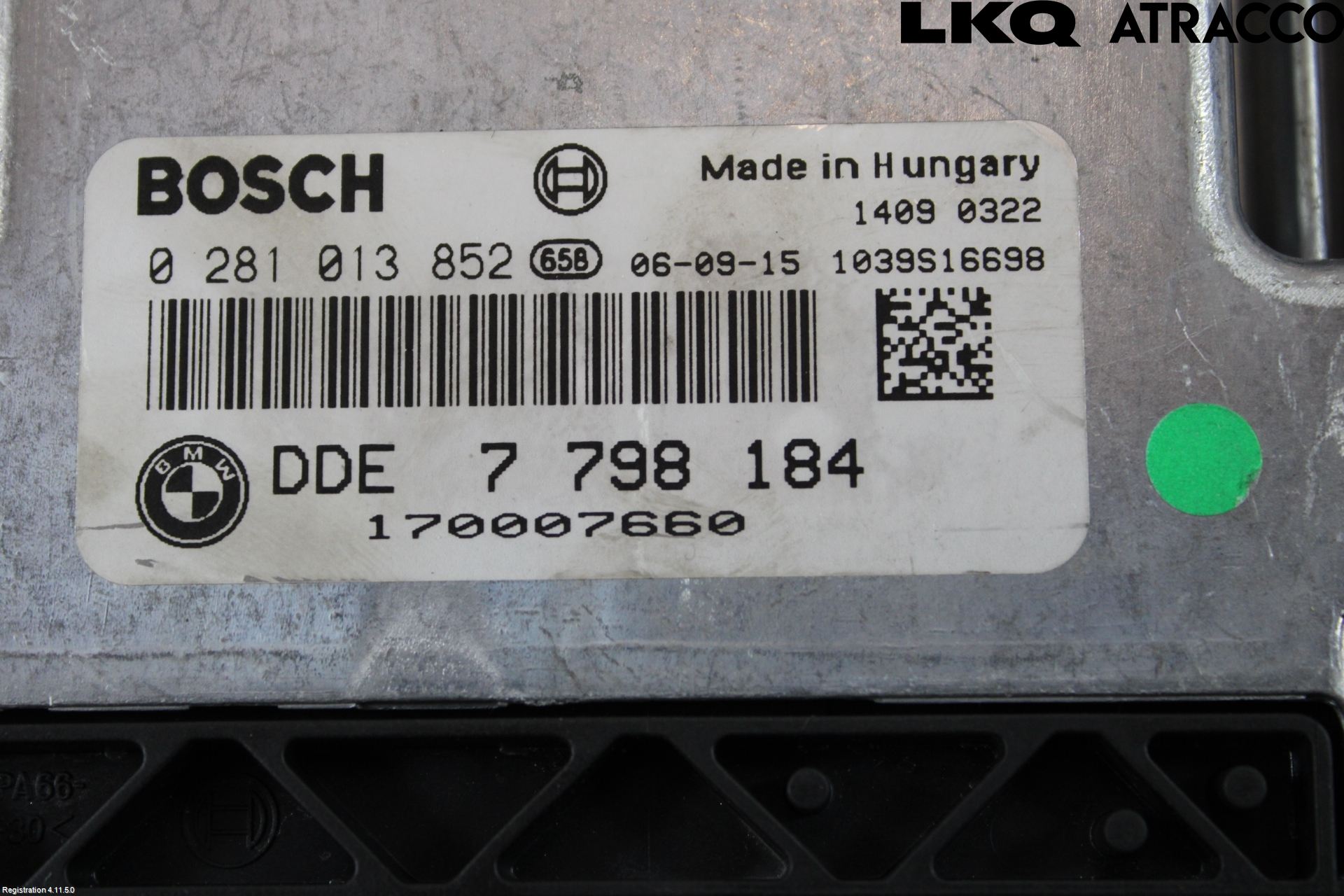 BMW 5 E60/61 Sed/Tou 02-10 Styrenhet Inspump Diesel