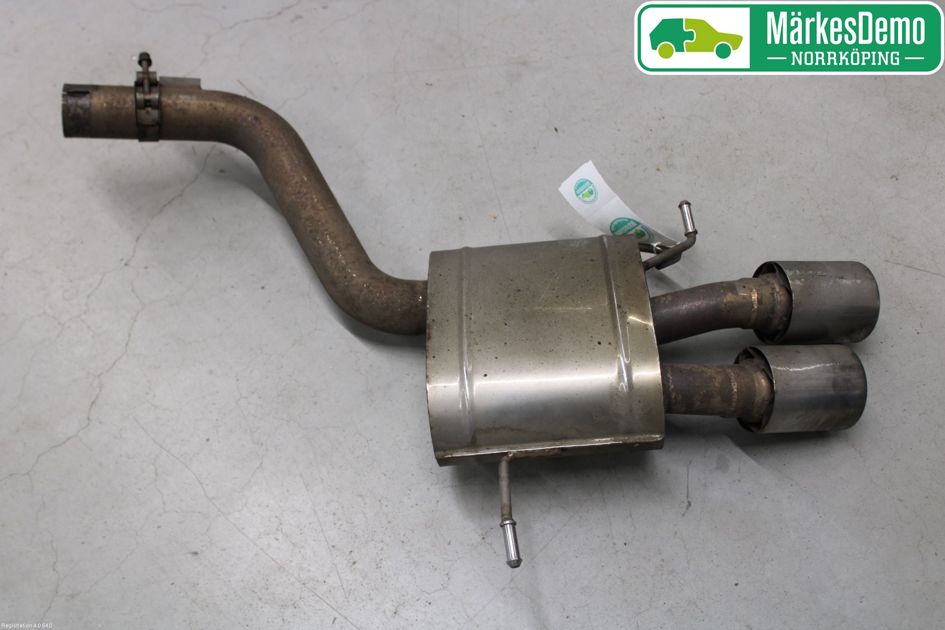 Maserati  Avgas Bakre Dämpare