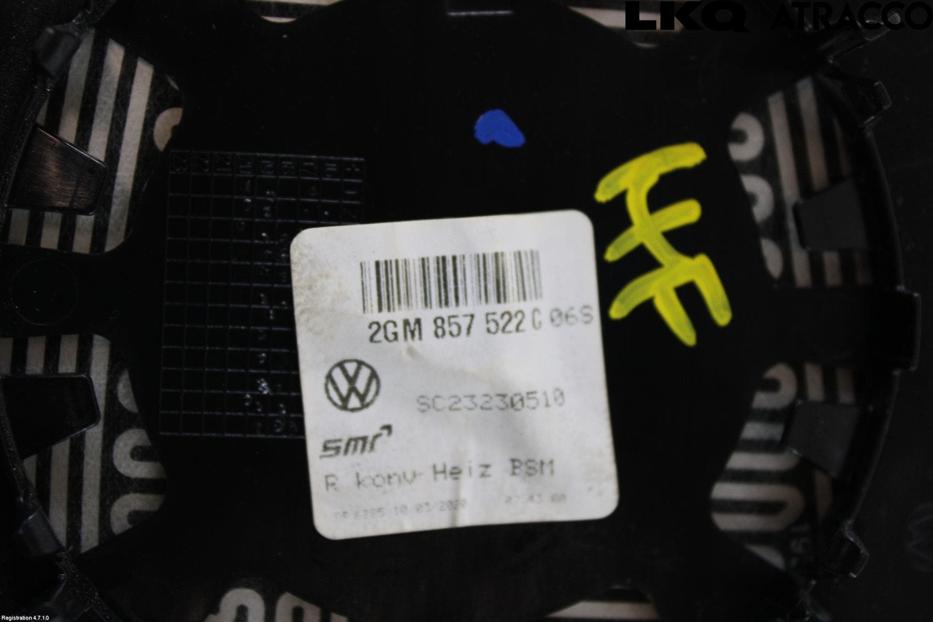 Volkswagen VW T-CROSS 19- Spegelglas Hö