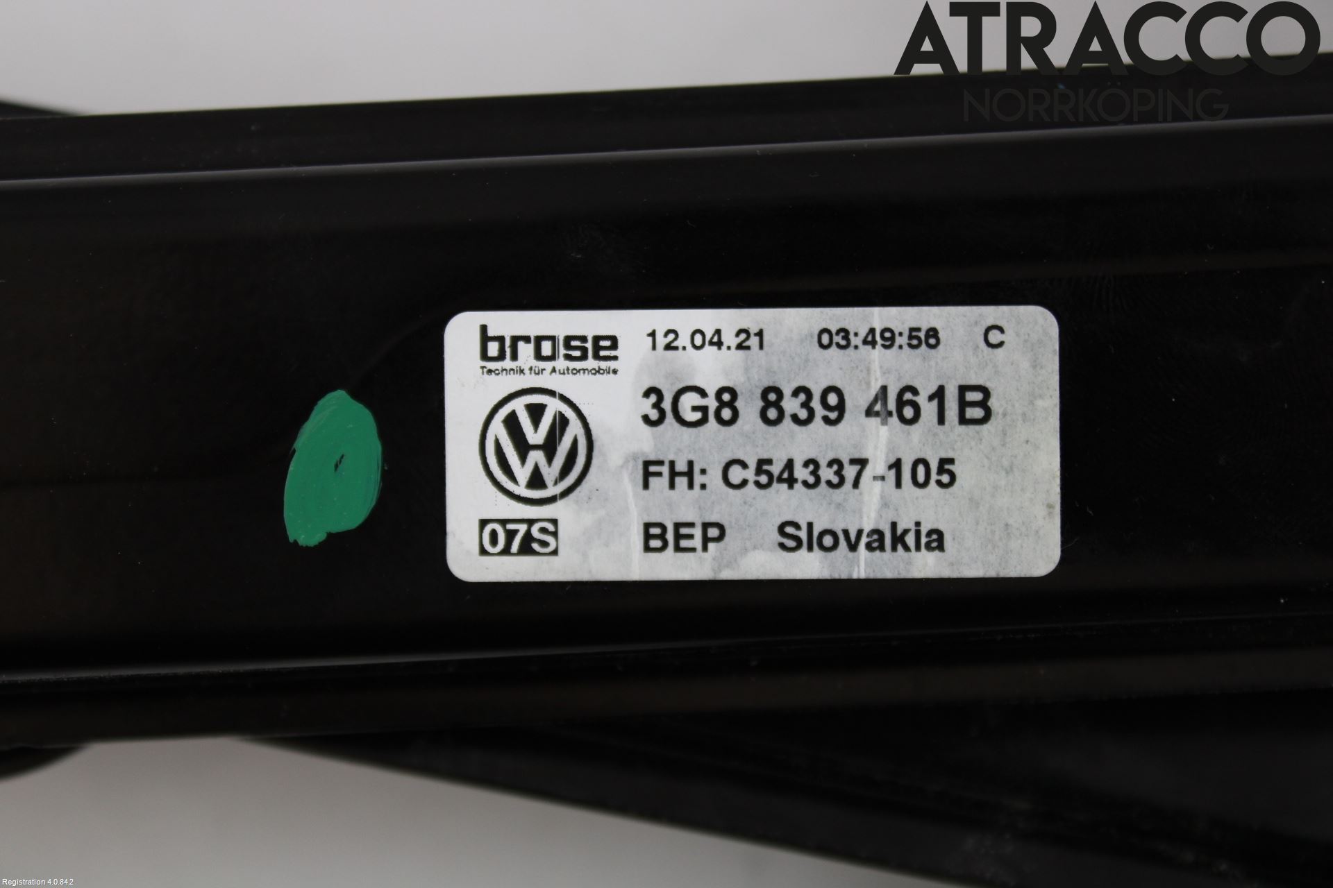 Volkswagen VW ARTEON 17- Fönsterhiss El Kompl