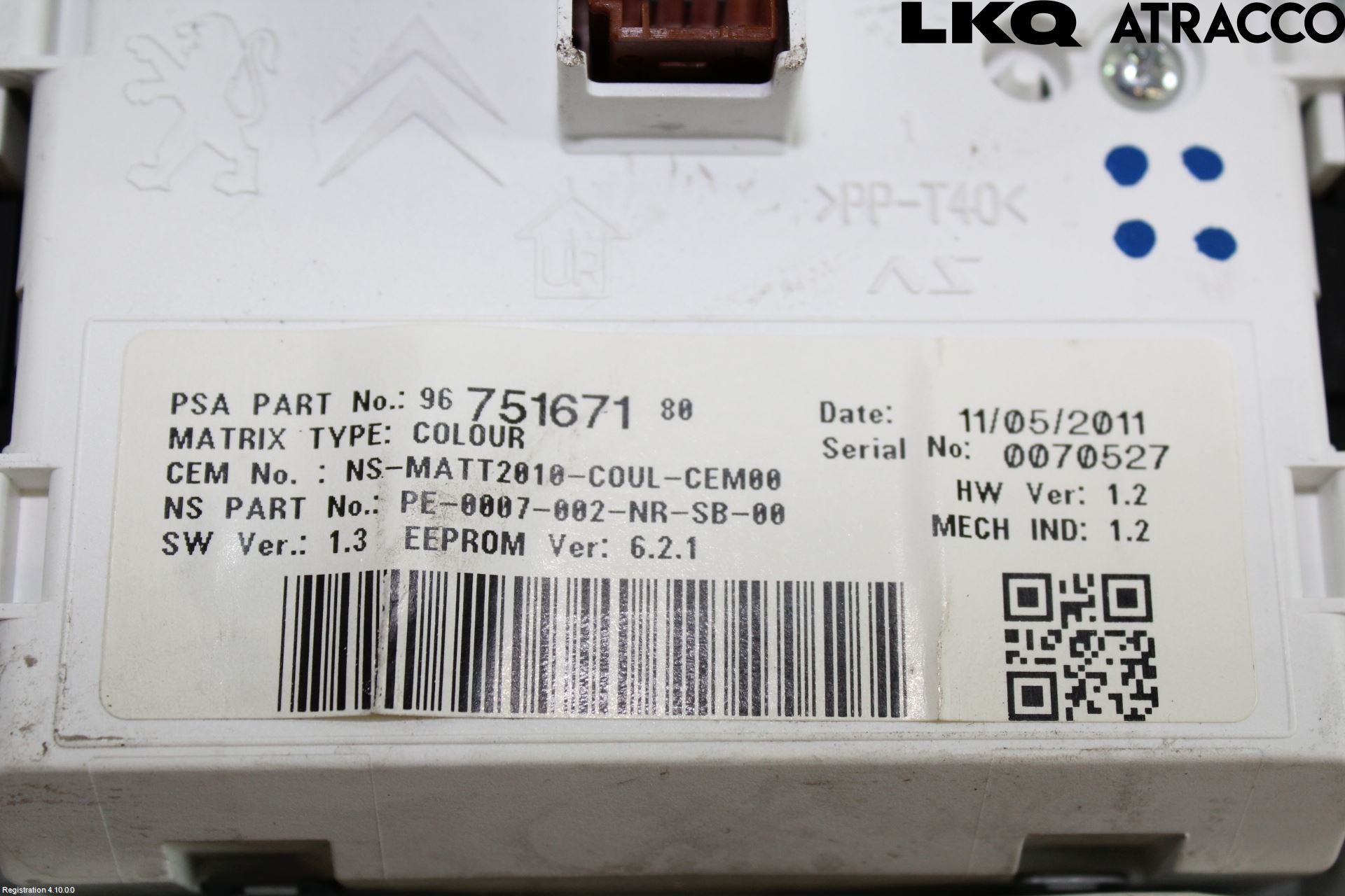 Peugeot 508 11-18 Instrument Komb