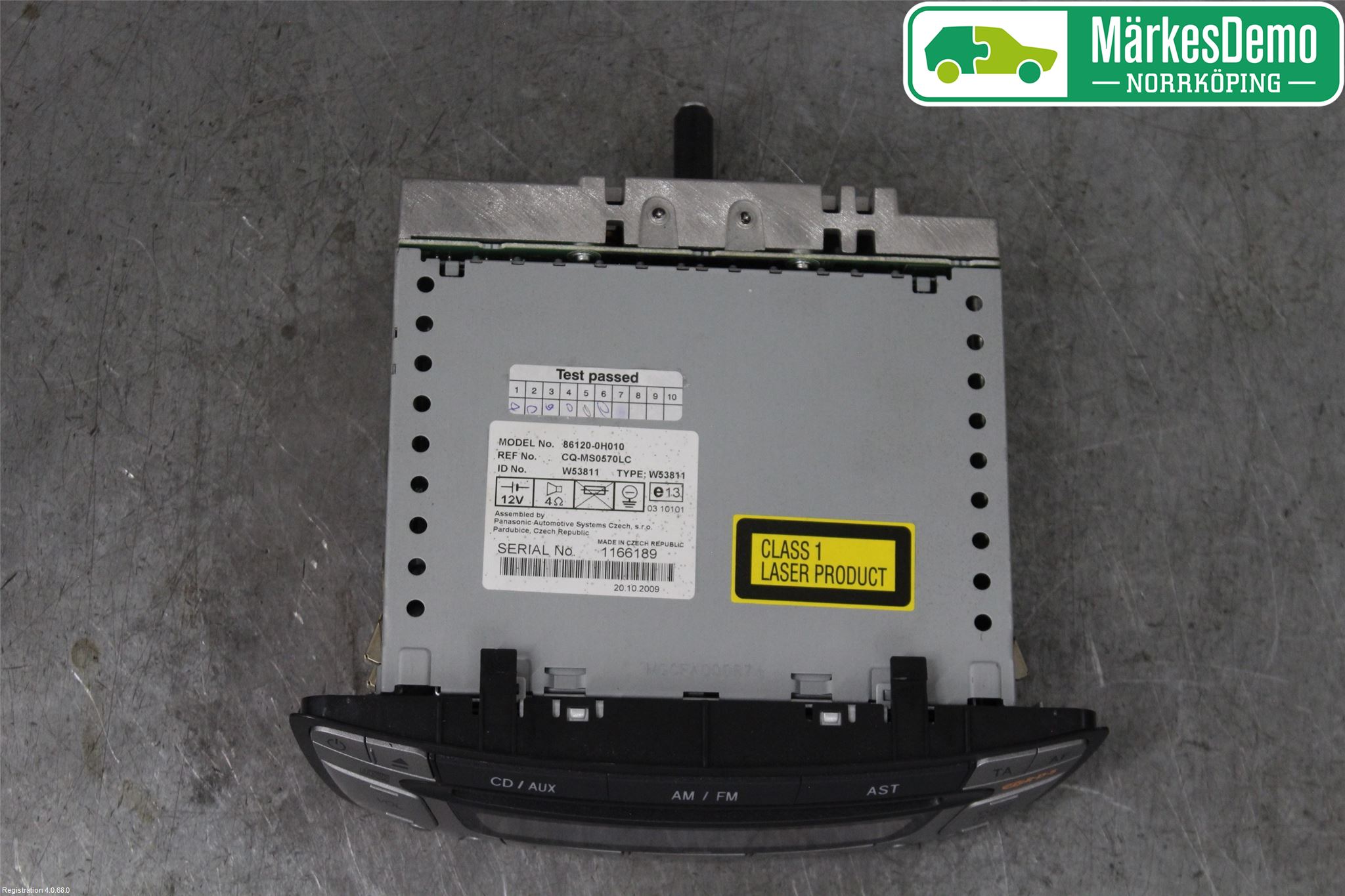 Peugeot 107 Cd Radio - Multimediapanel