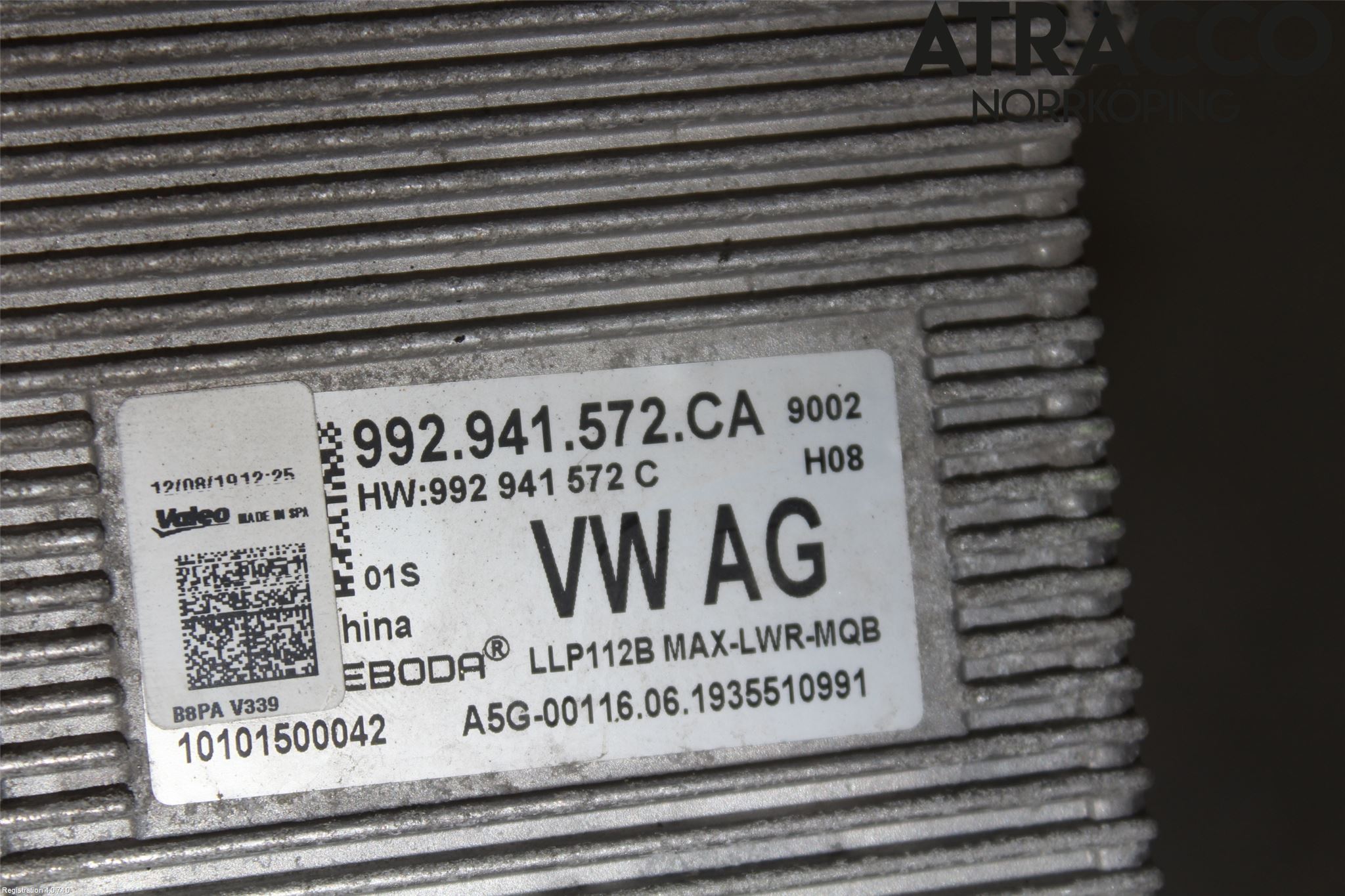 Volkswagen VW PASSAT 15-19 Styrenhet Strålkastare