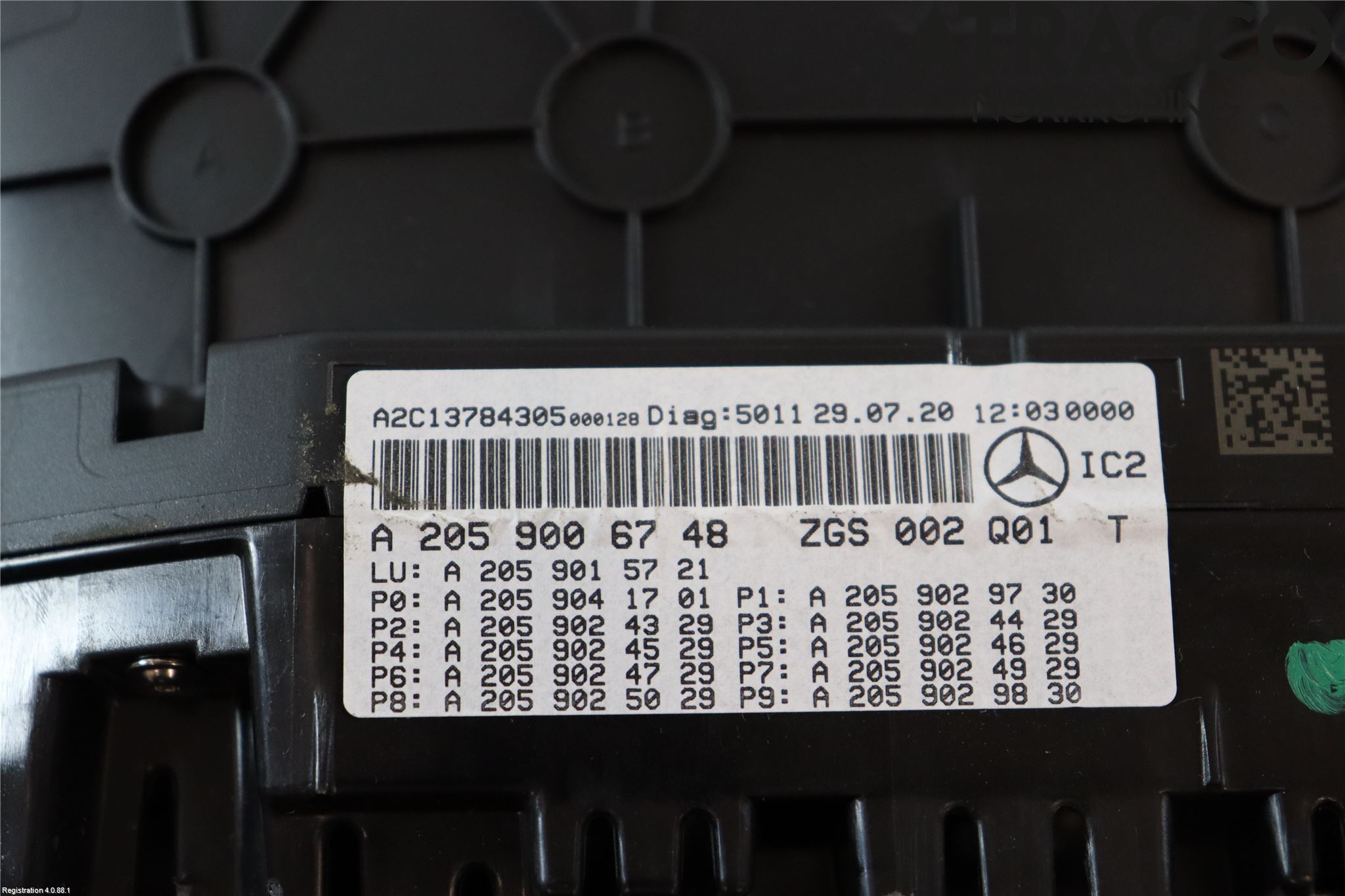 Mercedes-Benz MB GLC-KLASS (X253/C253) 15-22 Instrument Komb