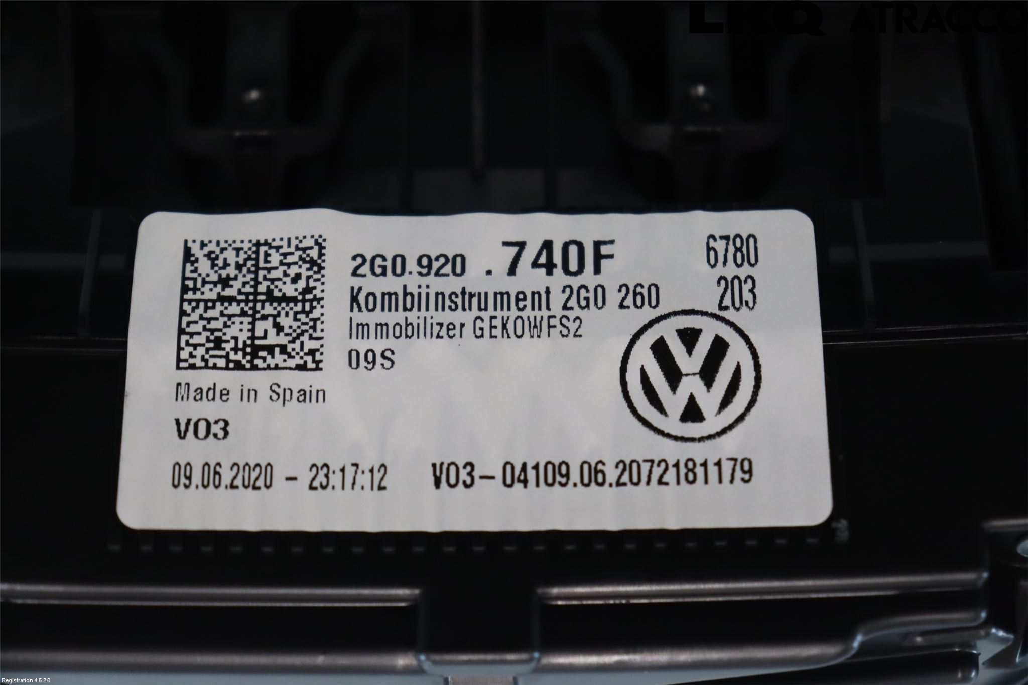 Volkswagen VW T-CROSS 19- Instrument Komb
