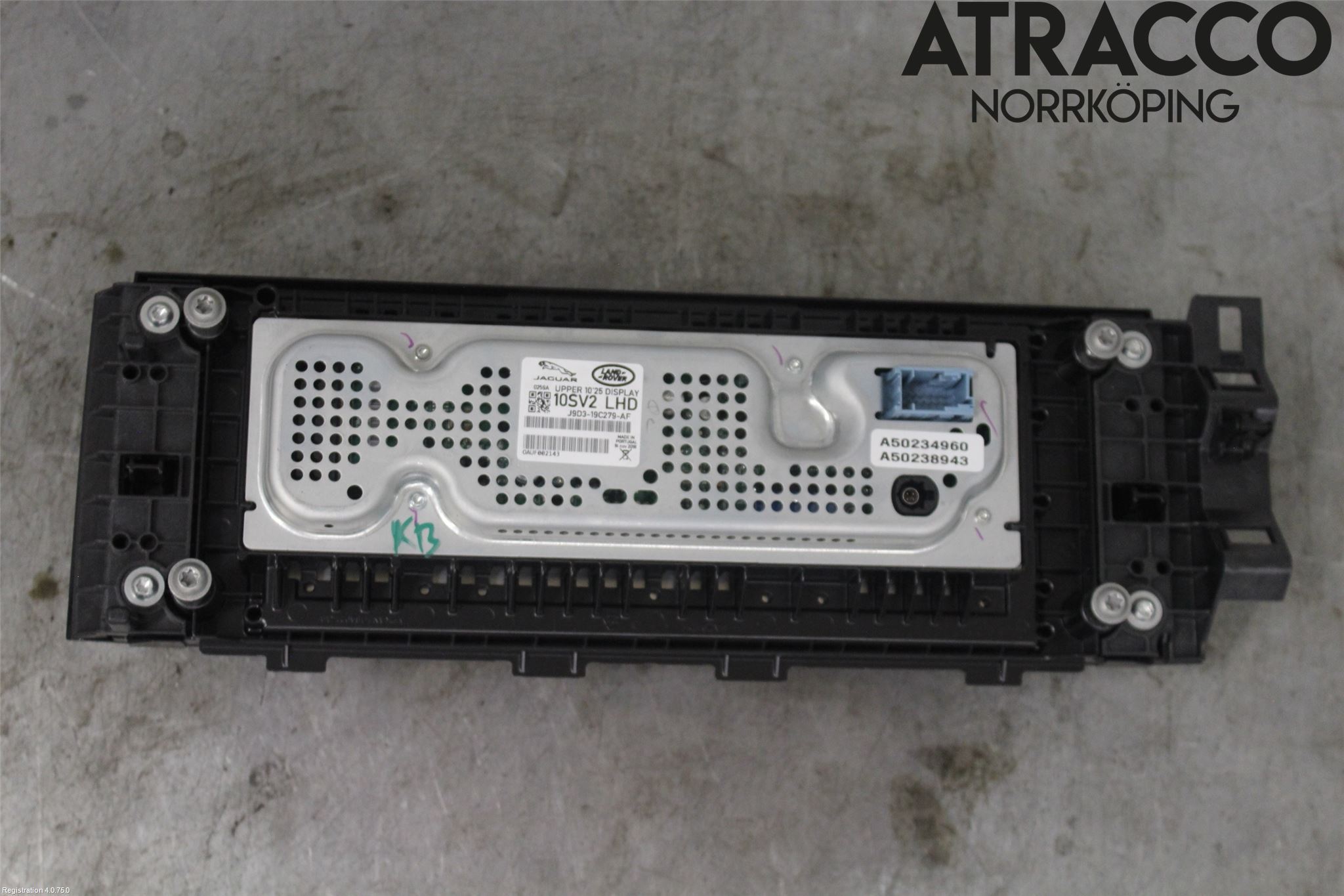 Jaguar I-PACE 18- Multifunktionsdisplay