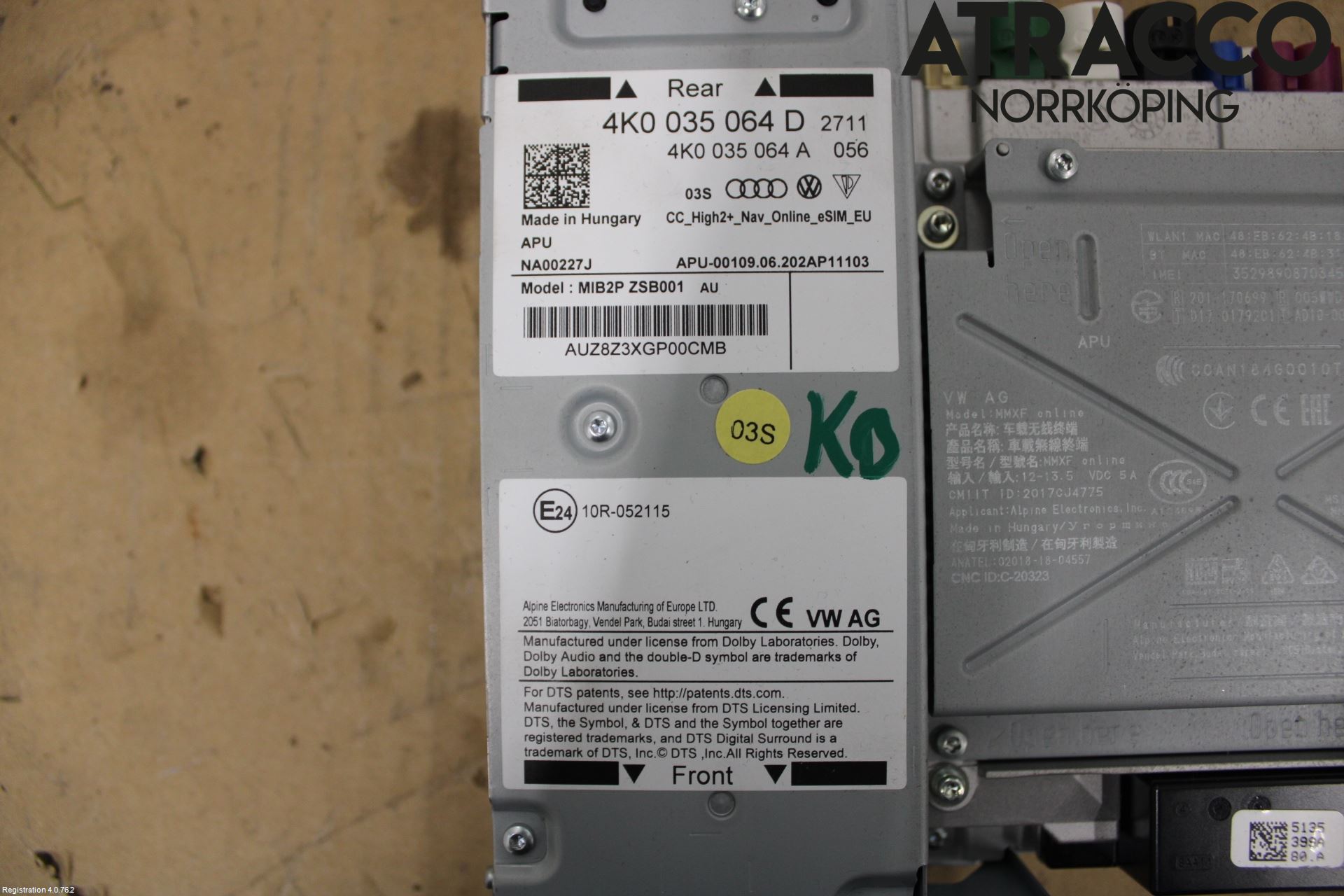 Audi A6 F2/C8 19- Värmefläkt