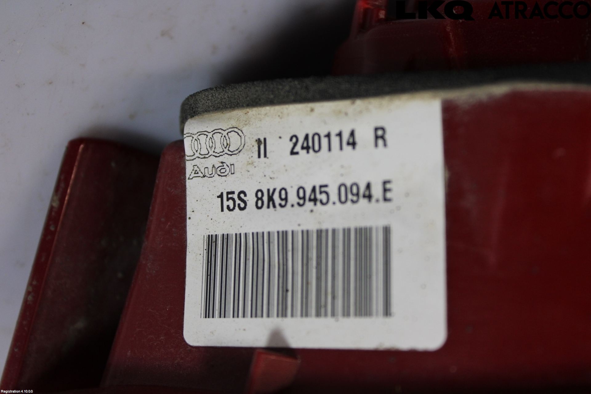 Audi A4 12-15 Bakljus Lucka Hö