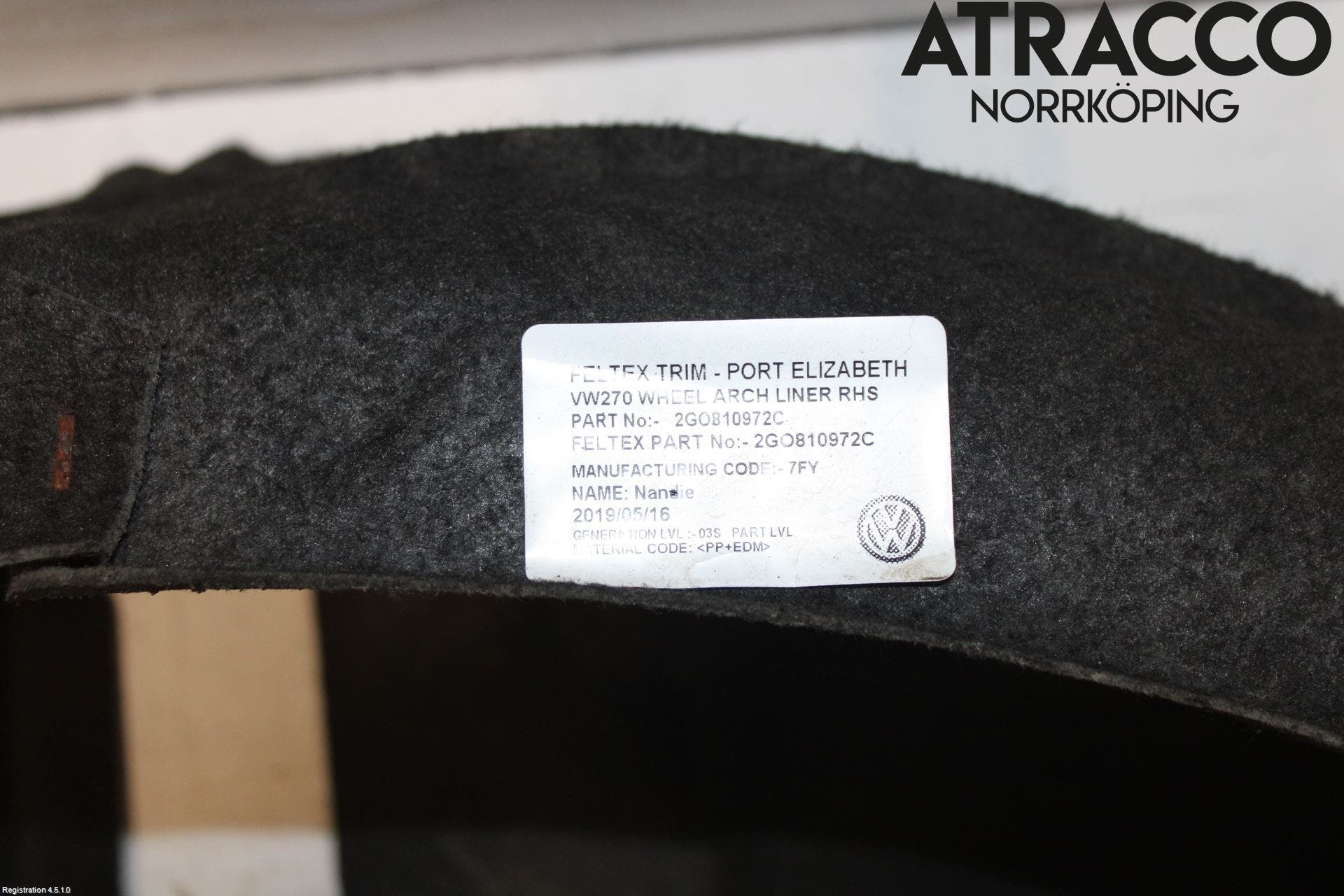 Volkswagen VW POLO VI 18->> Skärm Inner