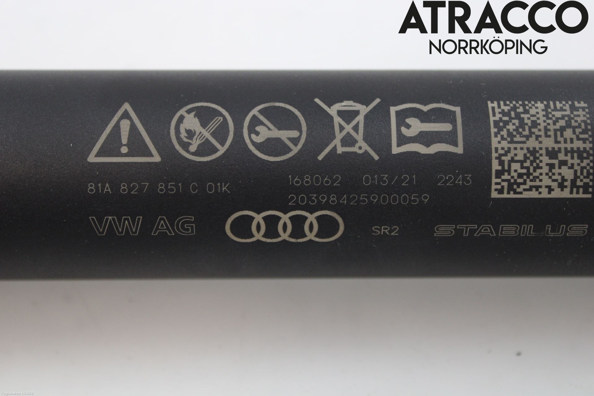 Audi Q2/SQ2 17- Gasfjäder Baklucka