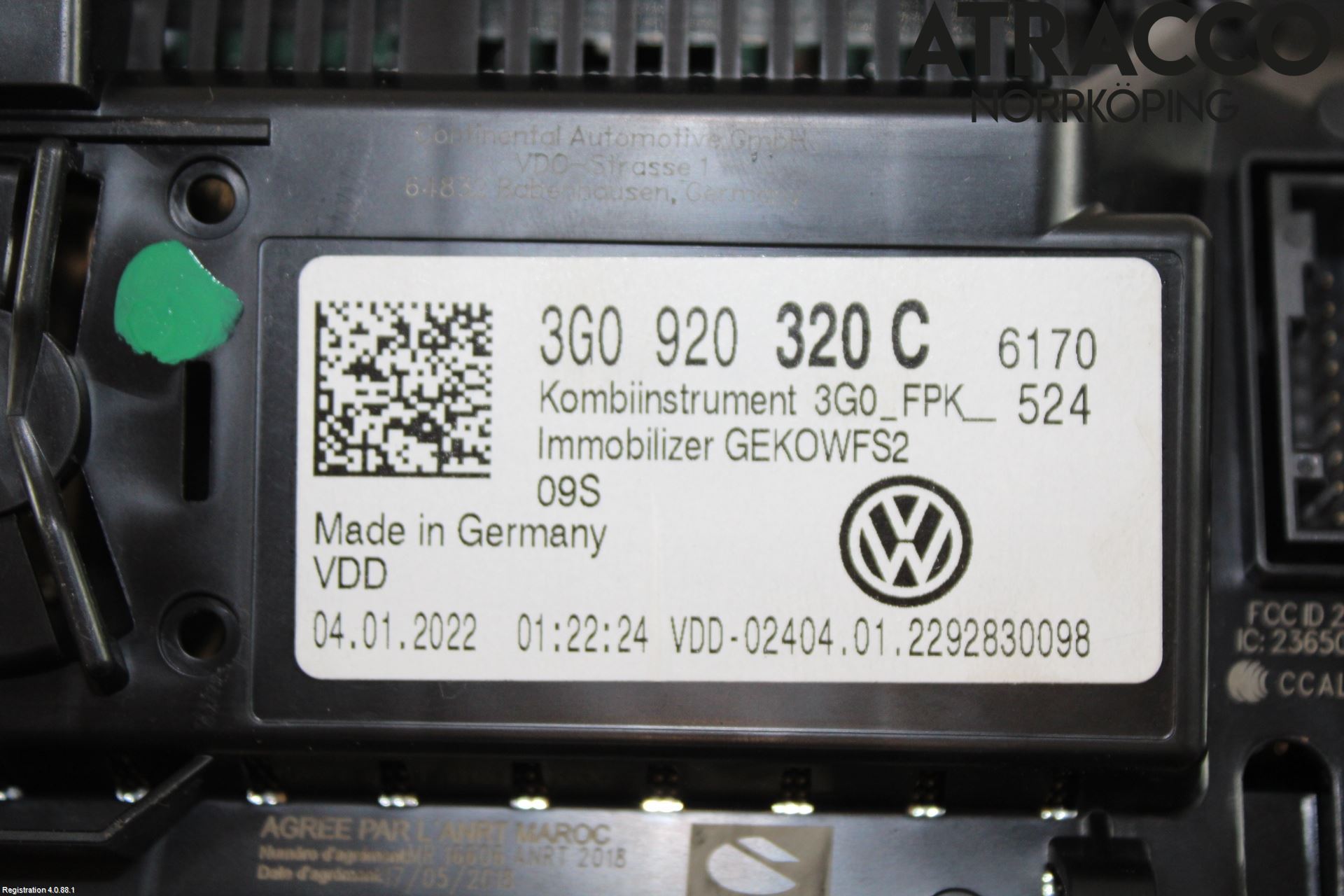 Volkswagen VW TIGUAN 16-24 Instrument Komb