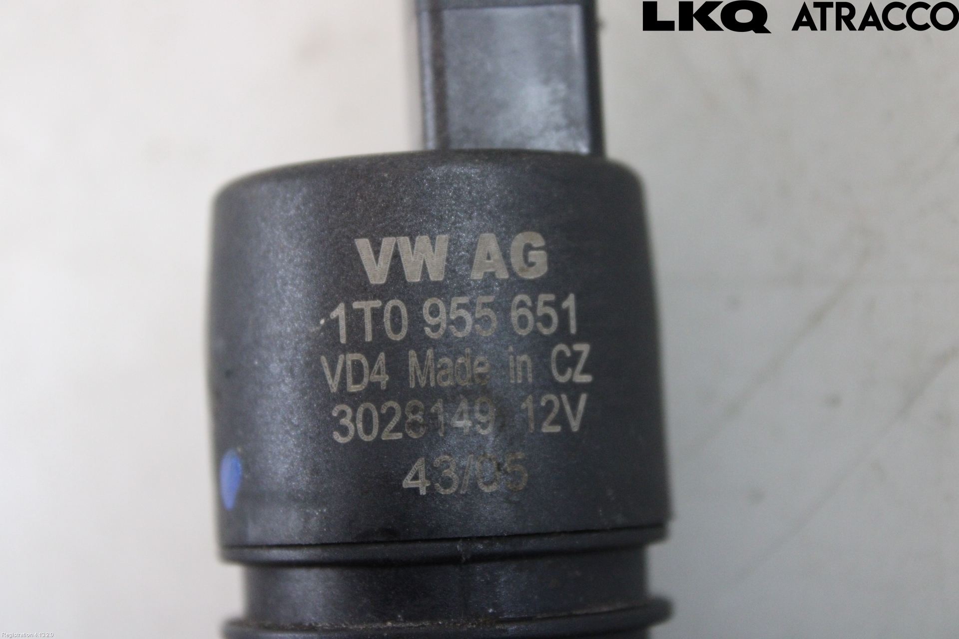 Skoda OCTAVIA (1Z) 05-13 Spolarpump Vindruta