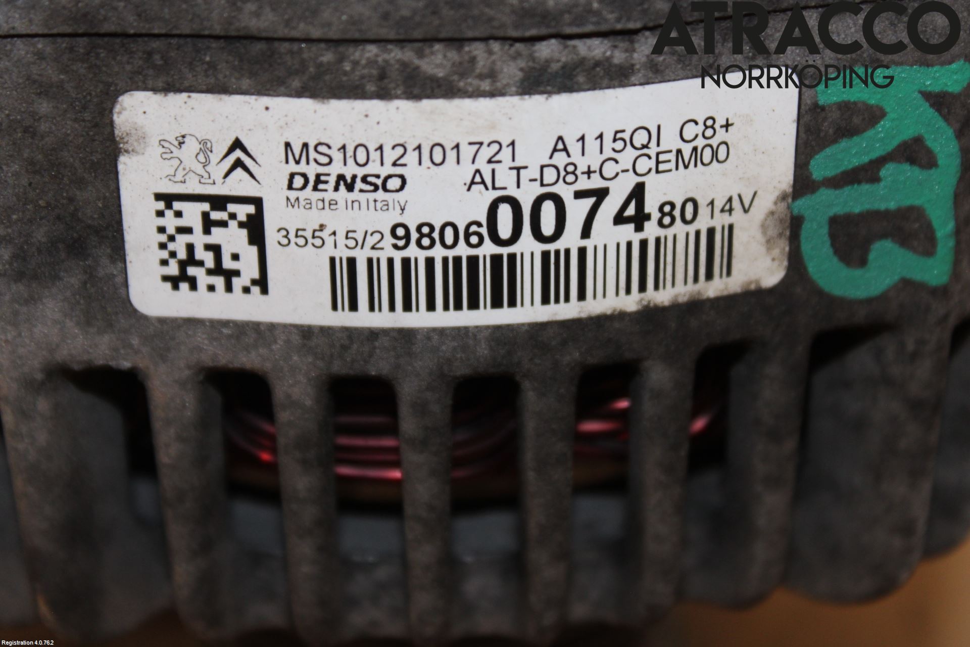 Citroen C3 10-17 Generator