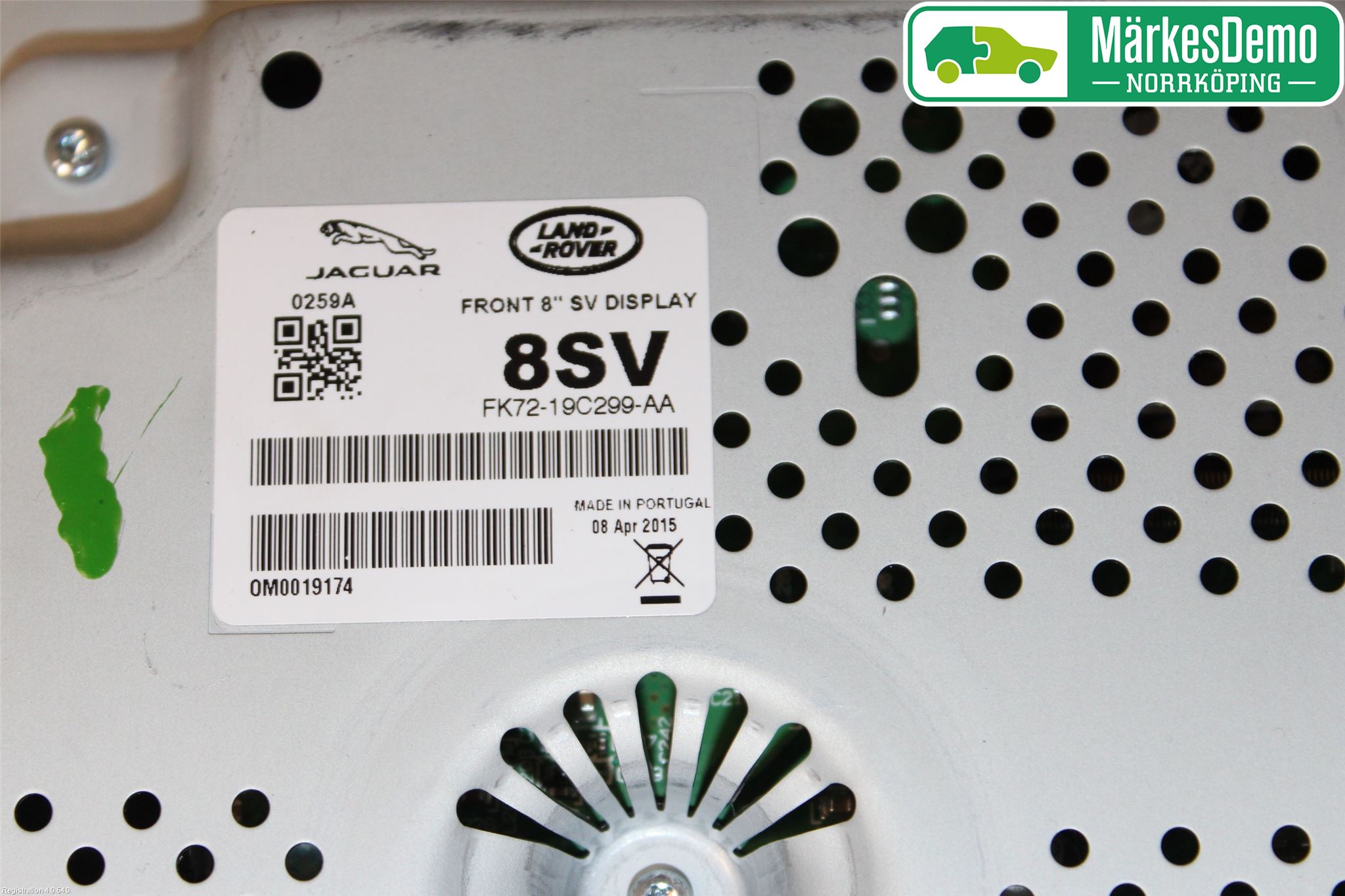 Jaguar XE (X760) 15-24 Multifunktionsdisplay