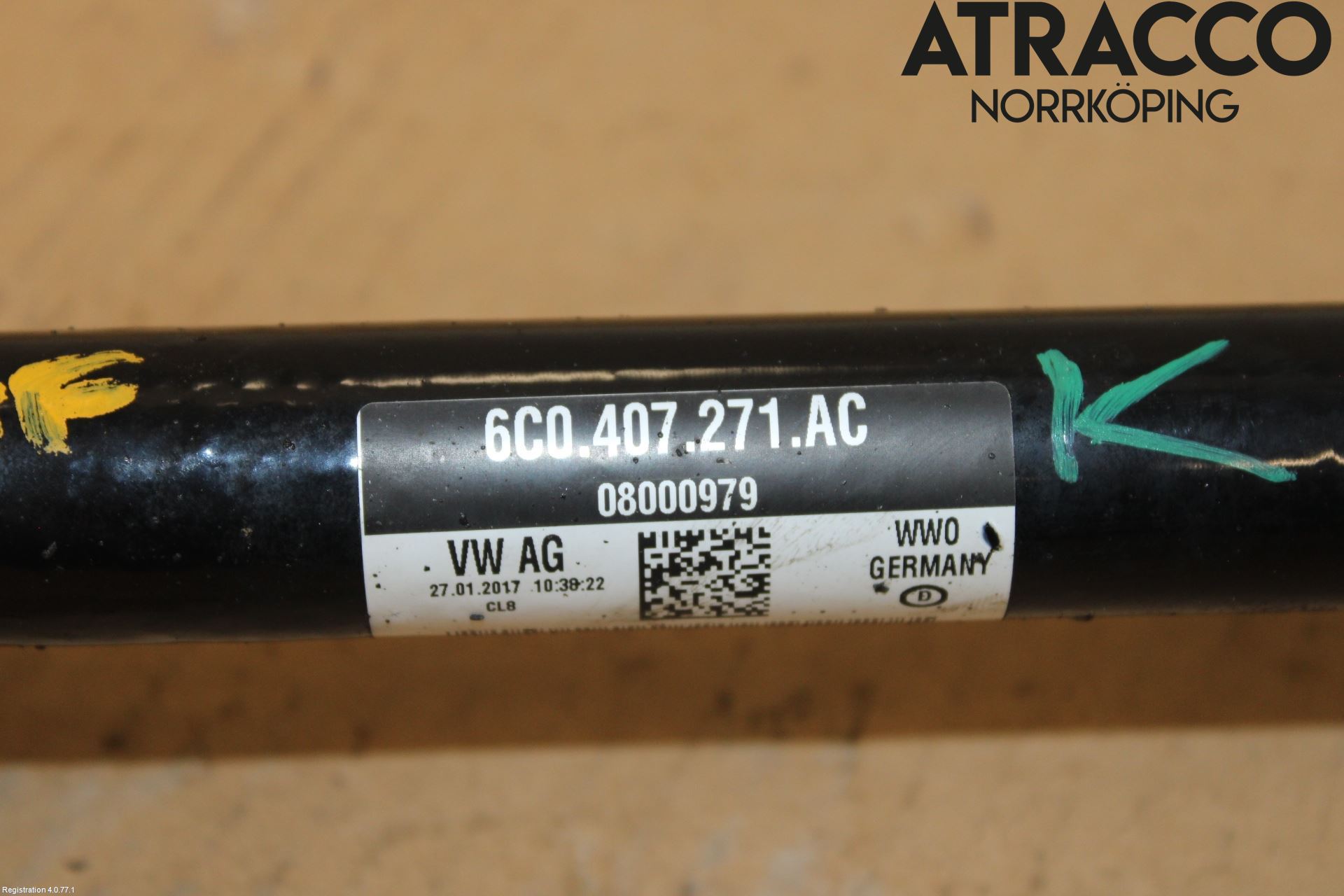 Skoda FABIA 15-21 Drivaxel Fram Vänster