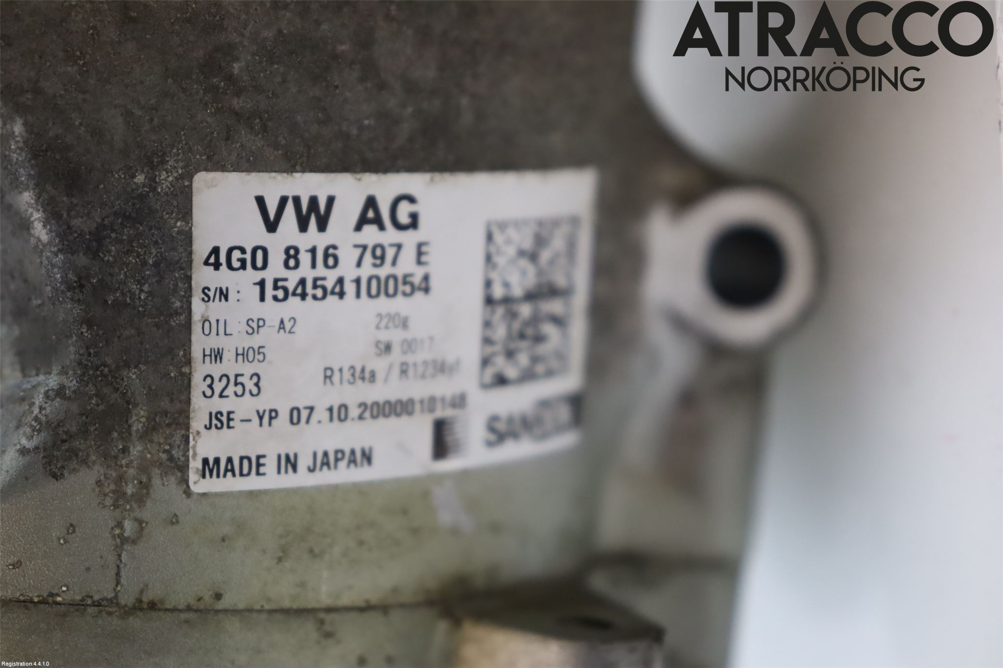 Volkswagen VW TOUAREG CR 18- Ac Kompressor