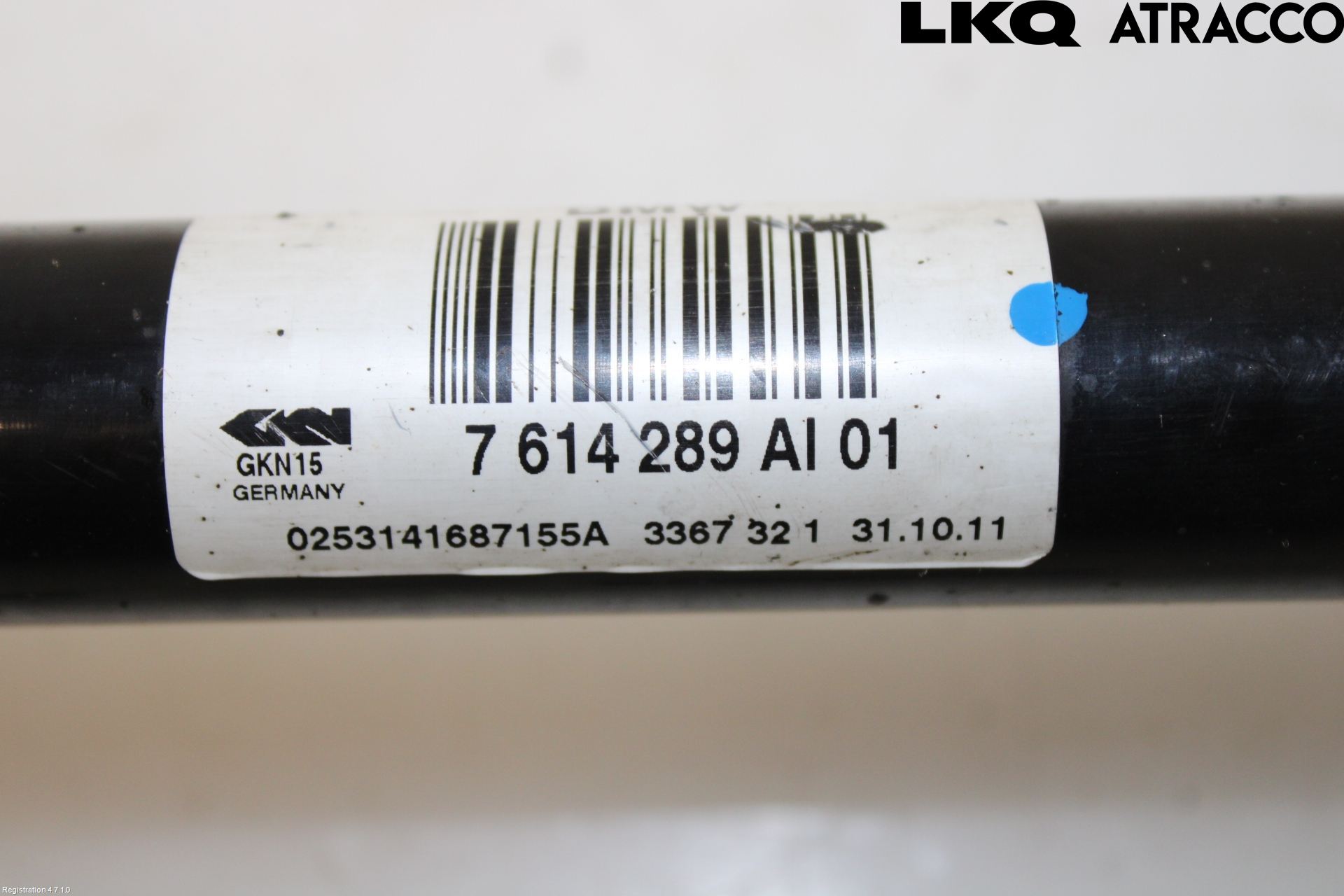BMW 5 F10/F11/F18 09-17 Drivaxel Bak Vänster