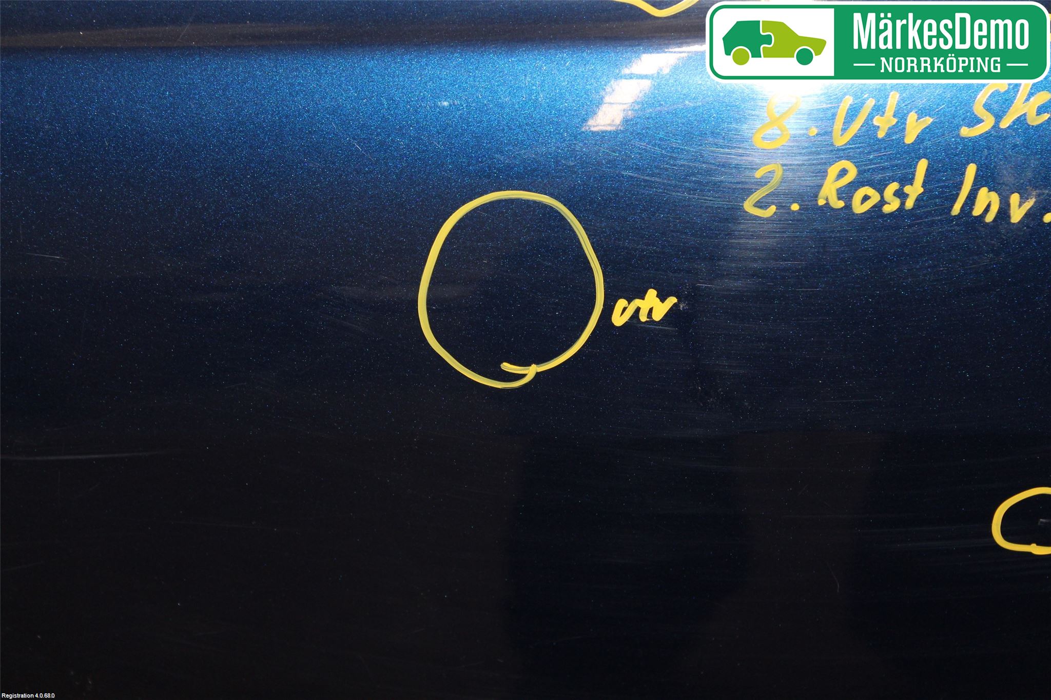 Toyota AVENSIS 03-06 Dörr Bak Vänster