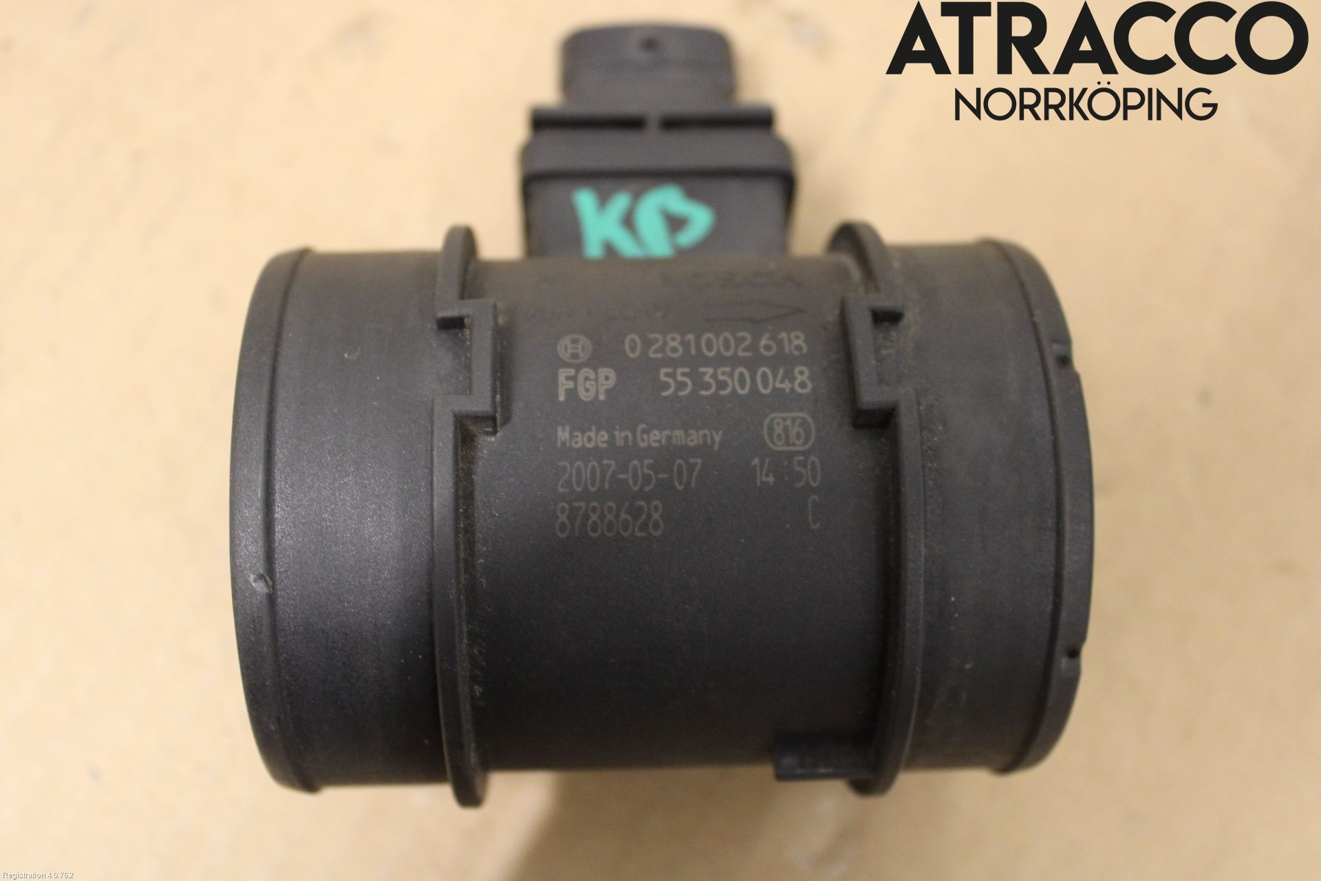 Saab 9-3 VER 2 Injluftmassamätare