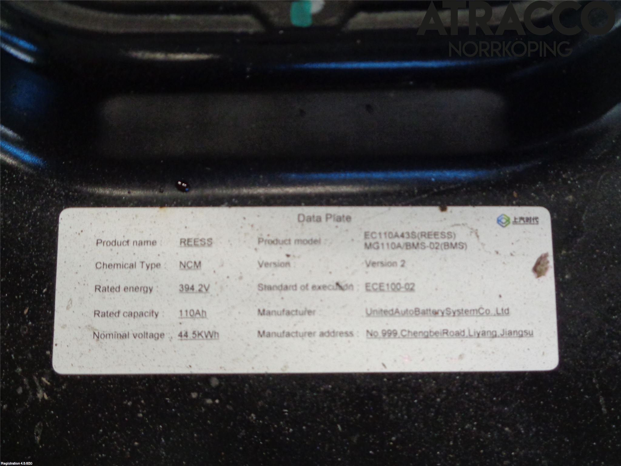 MG ZS EV 20- Batteri Högspänning