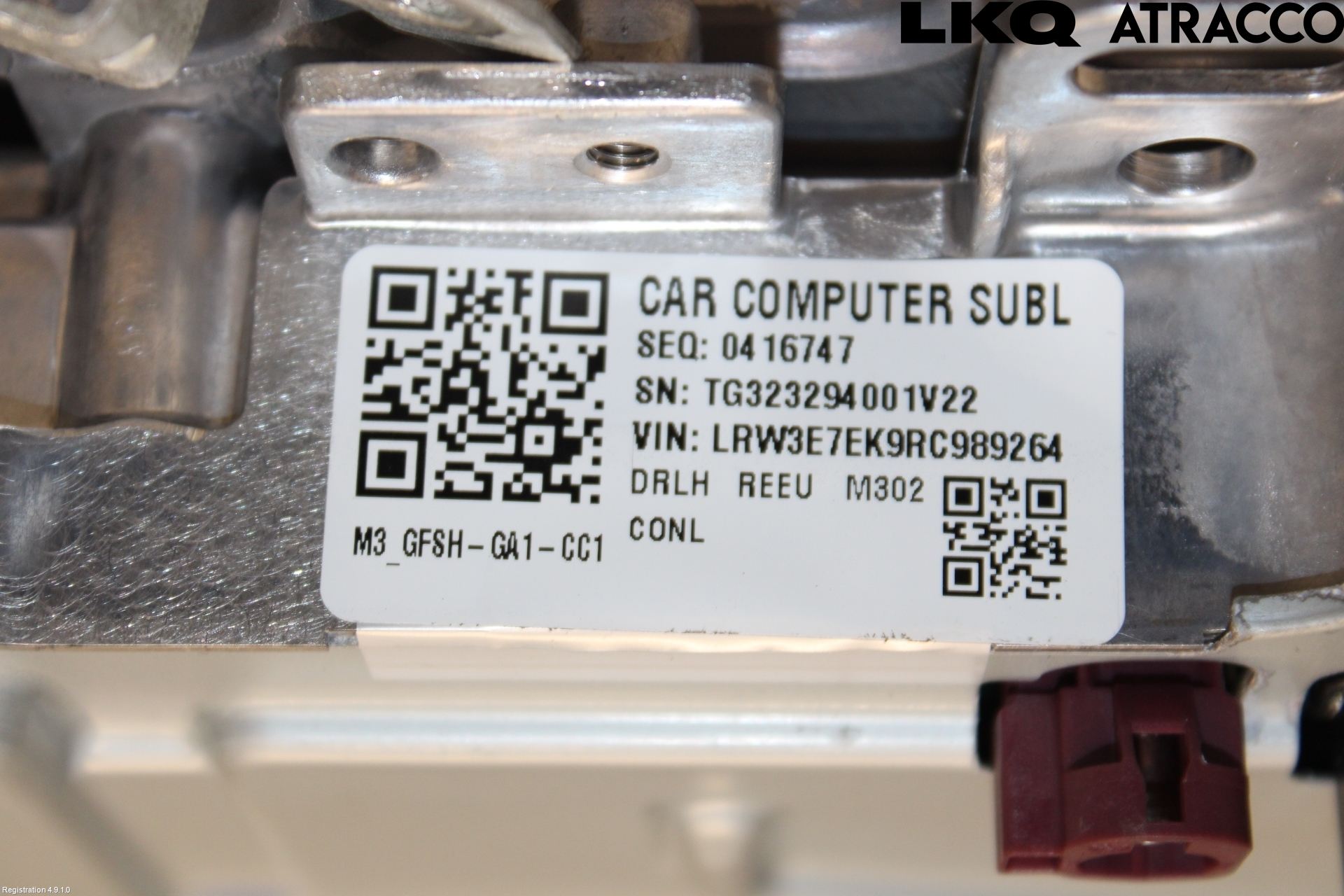 Tesla MODEL 3 17- Styrenhet Övrigt