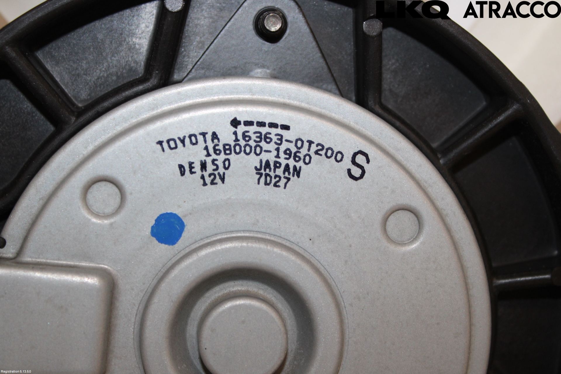 Toyota COROLLA 19- Kylfläkt El