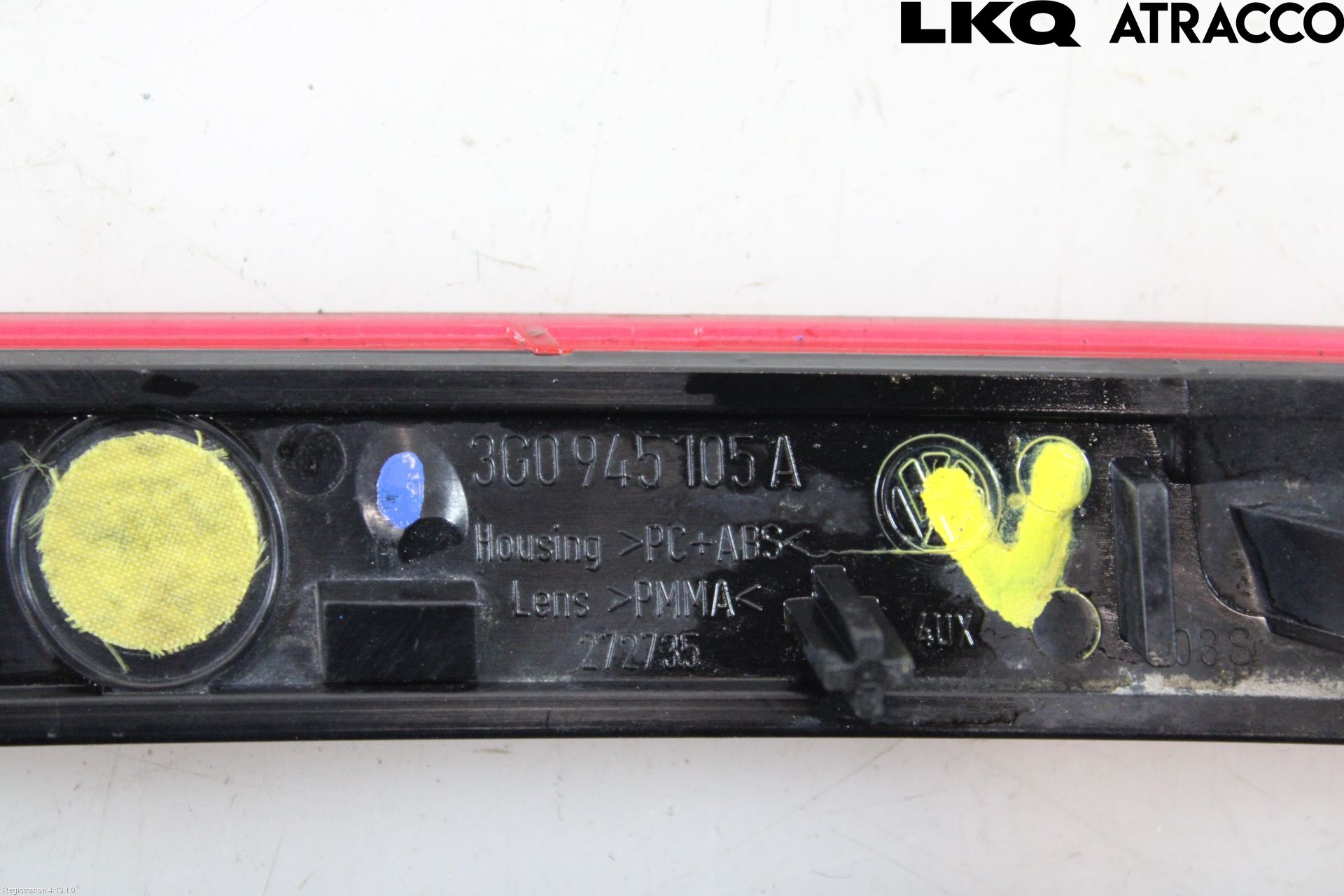 Volkswagen VW PASSAT 15-19 Dimljus/Reflex Bak