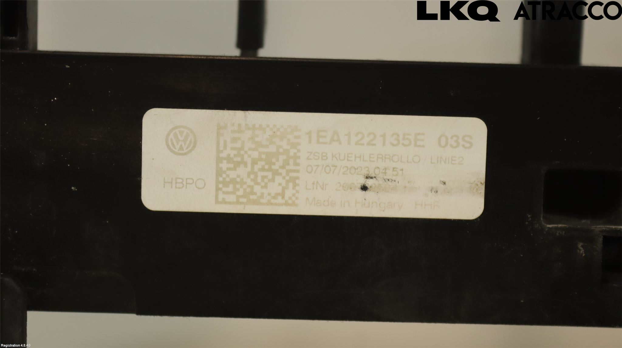 Volkswagen VW ID.4 21- Deflektor Plåt-Plast Kylning