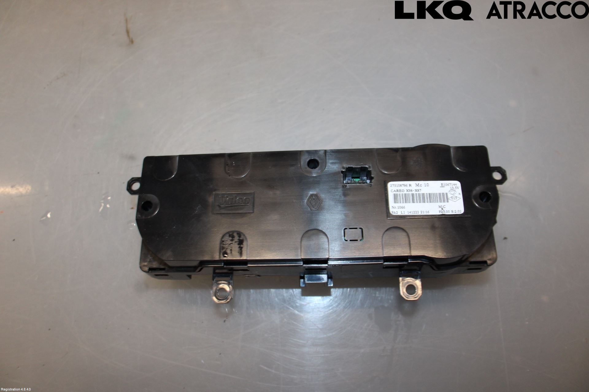 Renault CLIO IV 12-16 Värmereglage