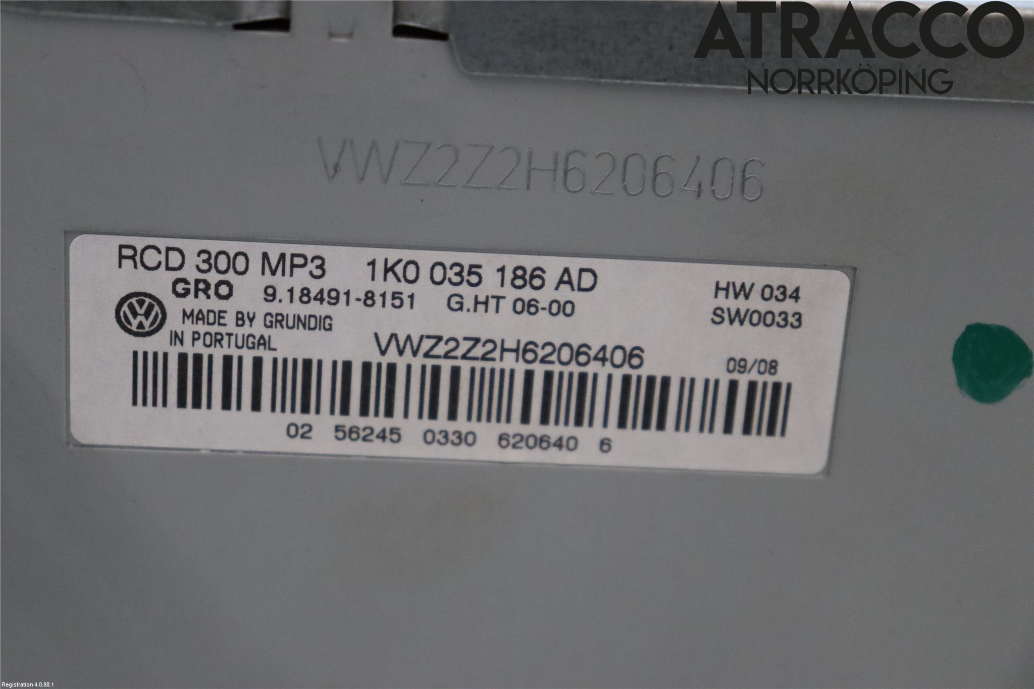 Volkswagen VW GOLF V 04-09 Cd Radio - Multimediapanel