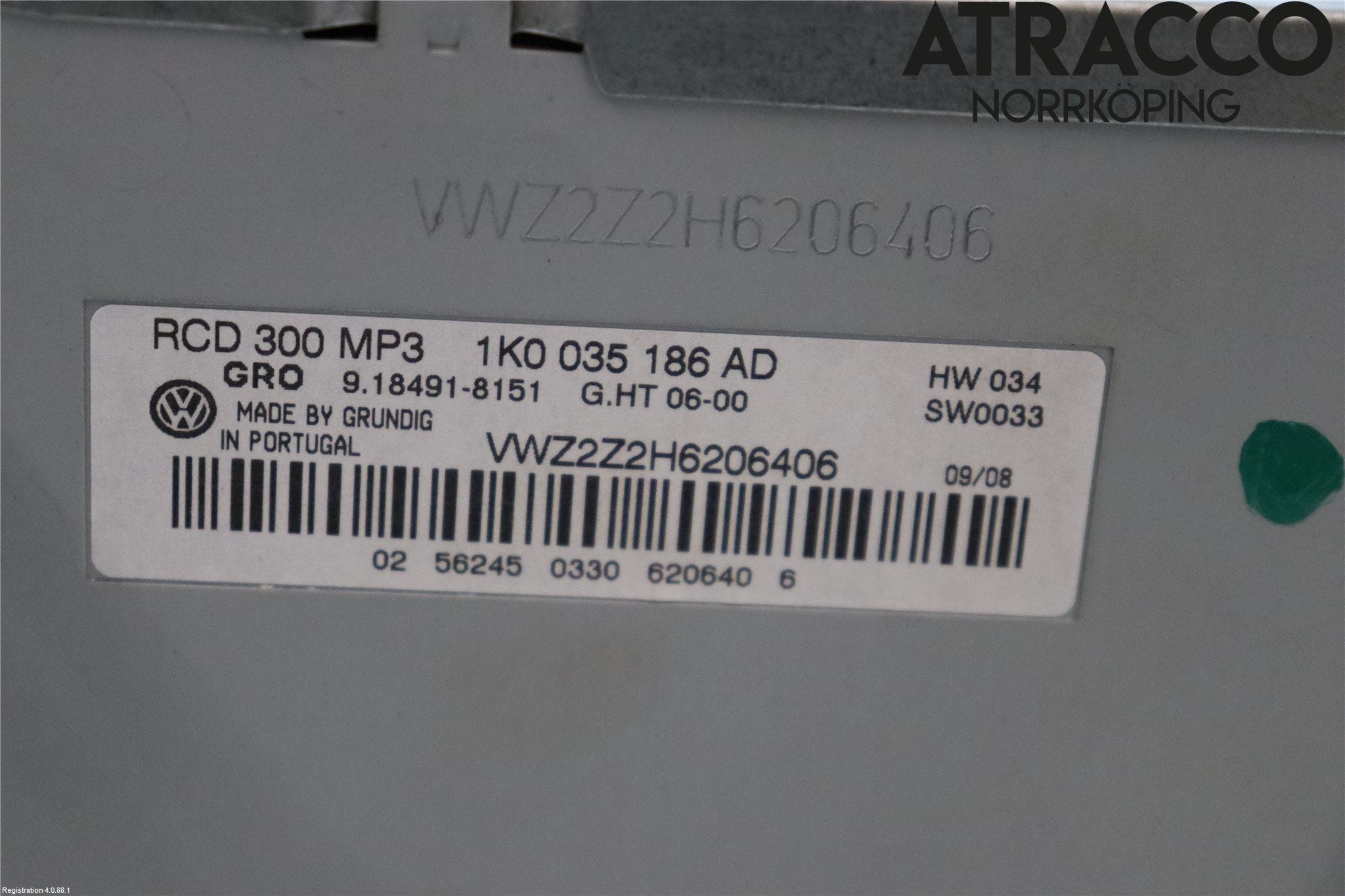 Volkswagen VW GOLF V 04-09 Cd Radio - Multimediapanel