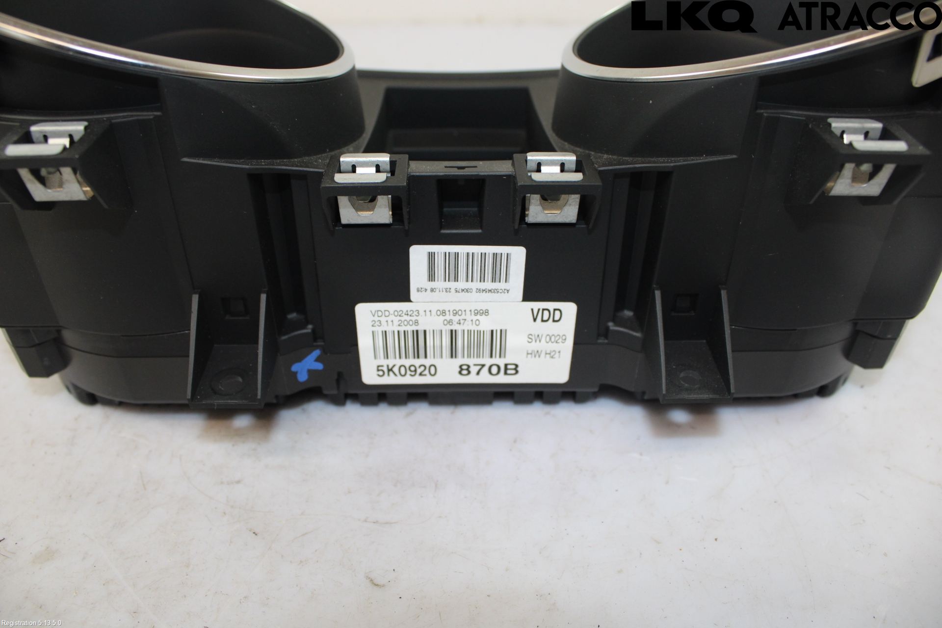 Volkswagen VW GOLF VI 09-13 Instrument Komb
