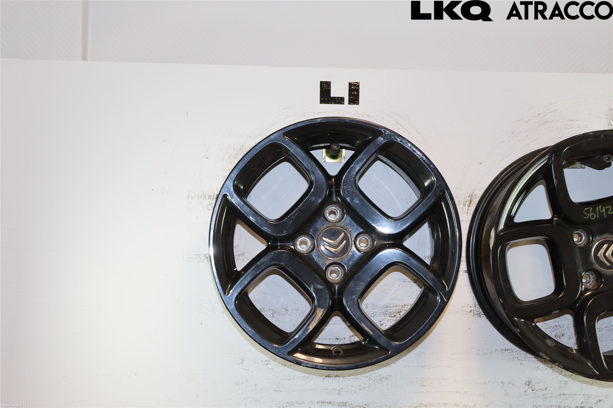 Citroen C4 CACTUS 14-20 Fälgsats Aluminium