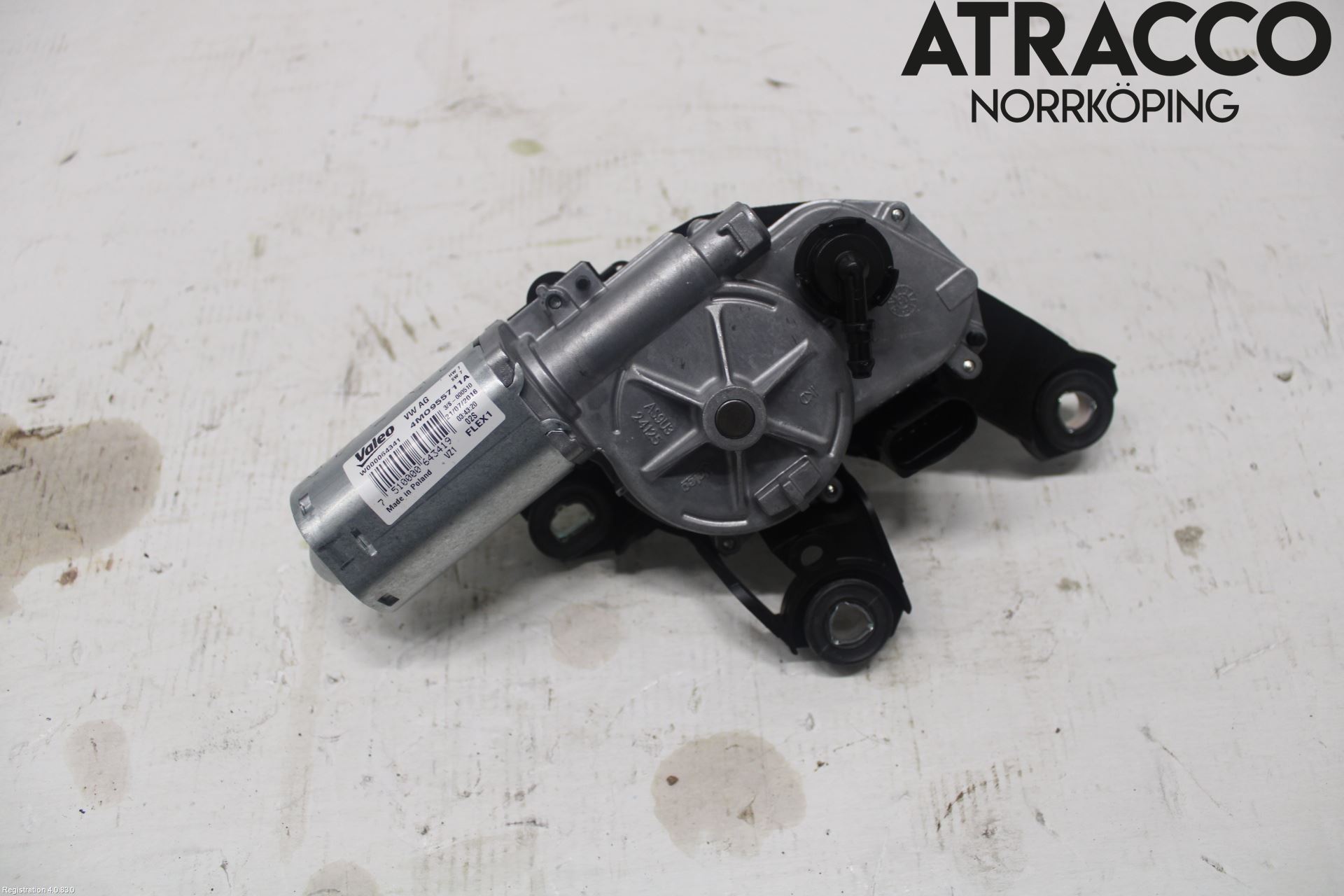 Audi A4/S4 B9 16-19 Torkarmotor Baklucka