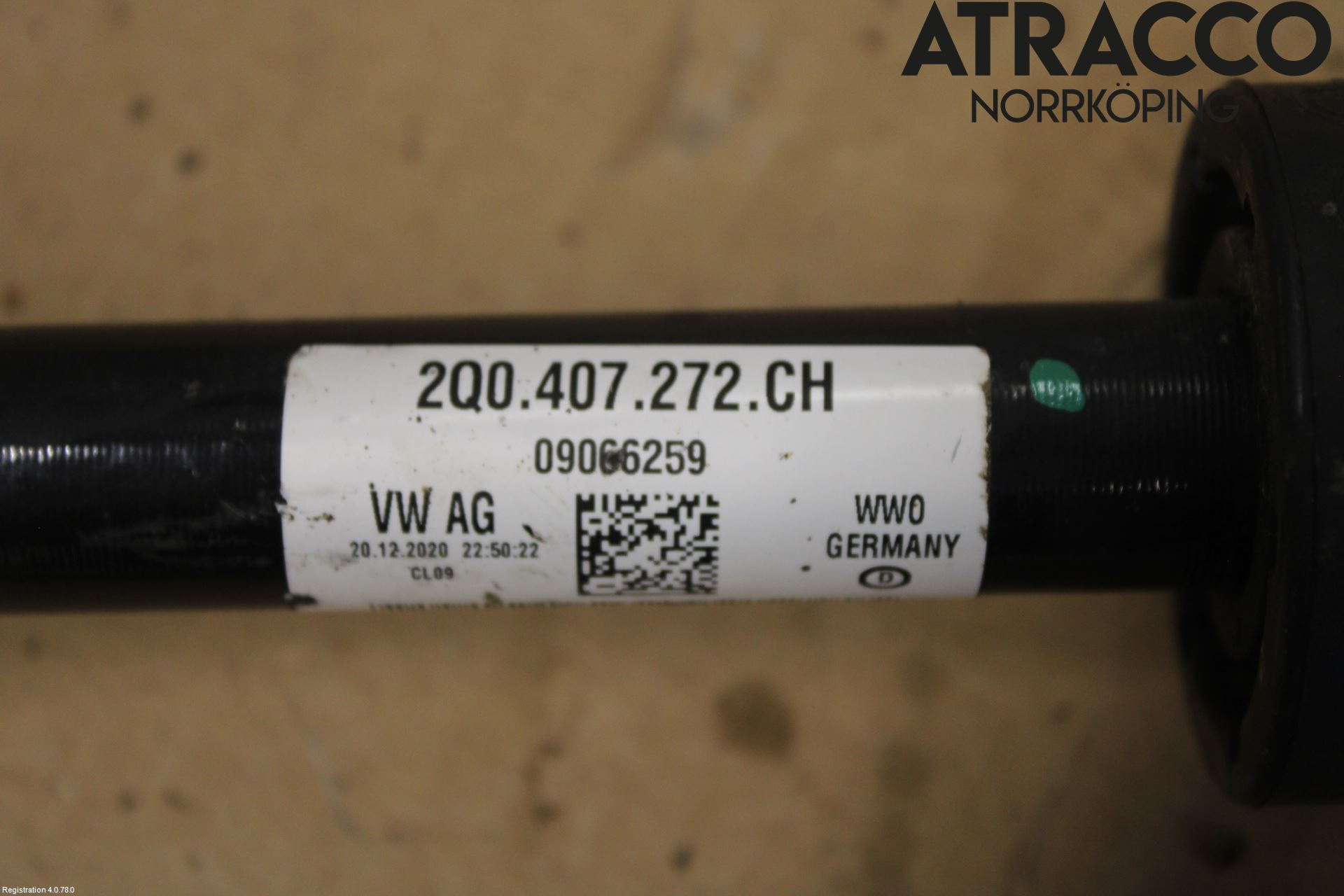 Skoda KAMIQ 20- Drivaxel Fram Höger