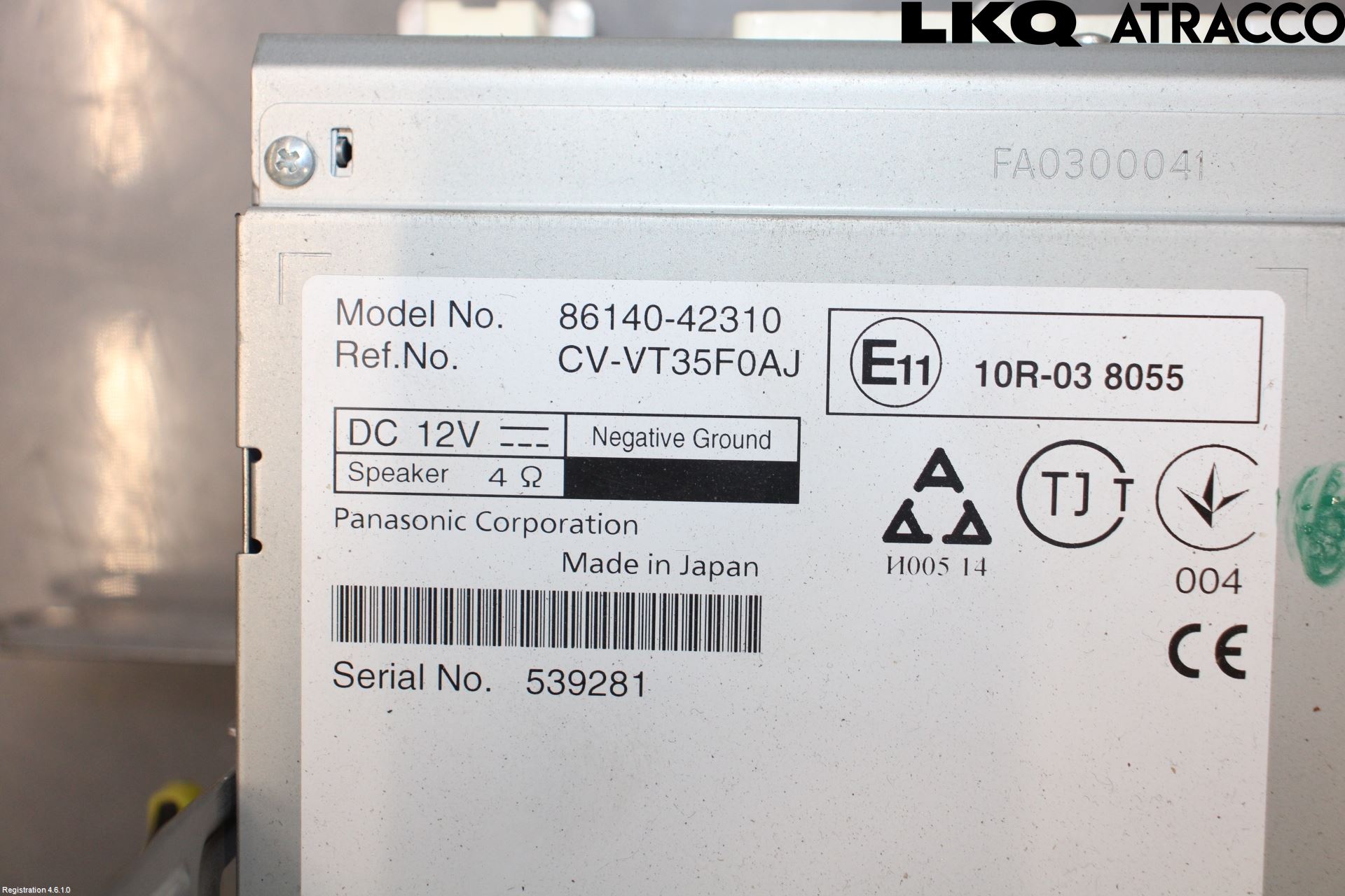 Toyota RAV4 13-18 Cd Radio - Multimediapanel