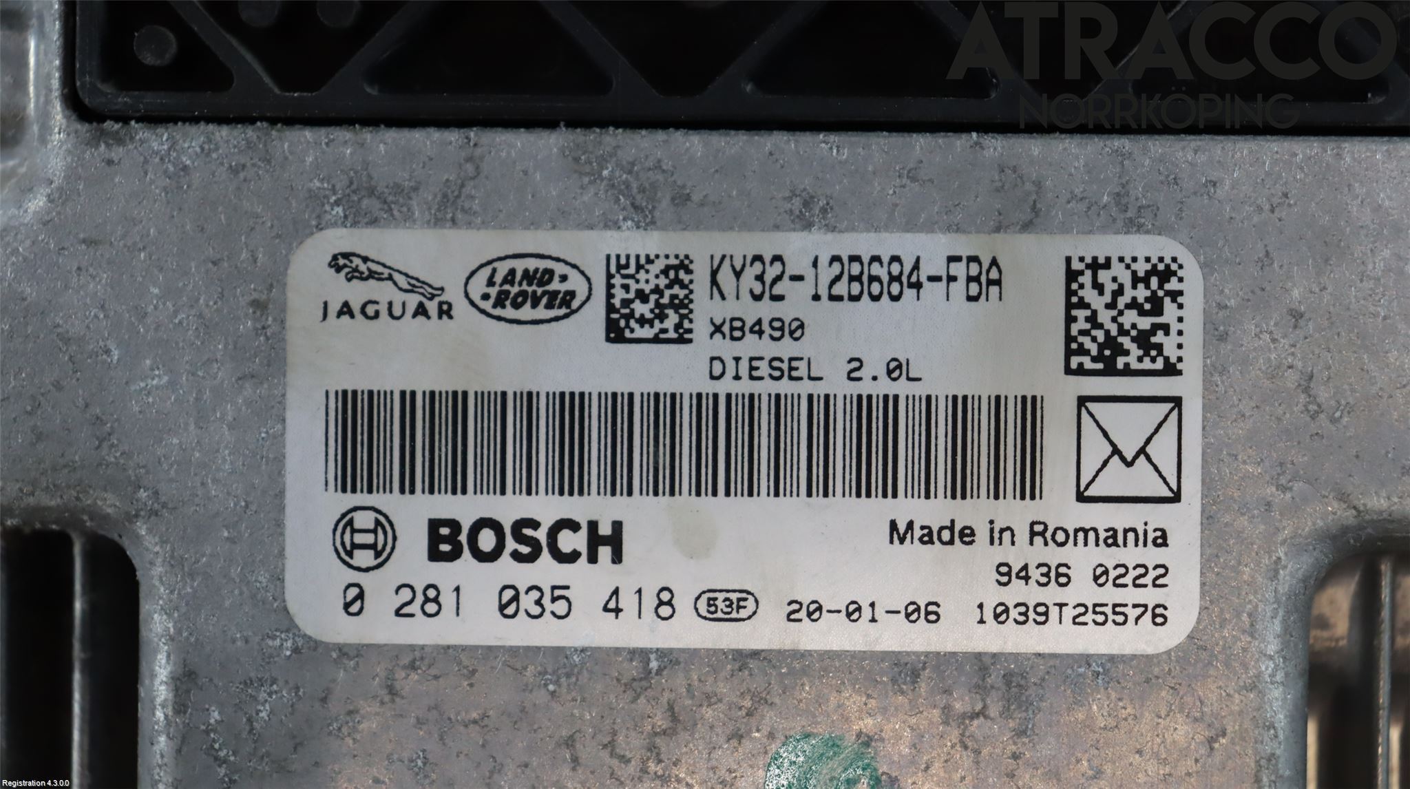 Jaguar F-PACE Styrenhet Inspump Diesel