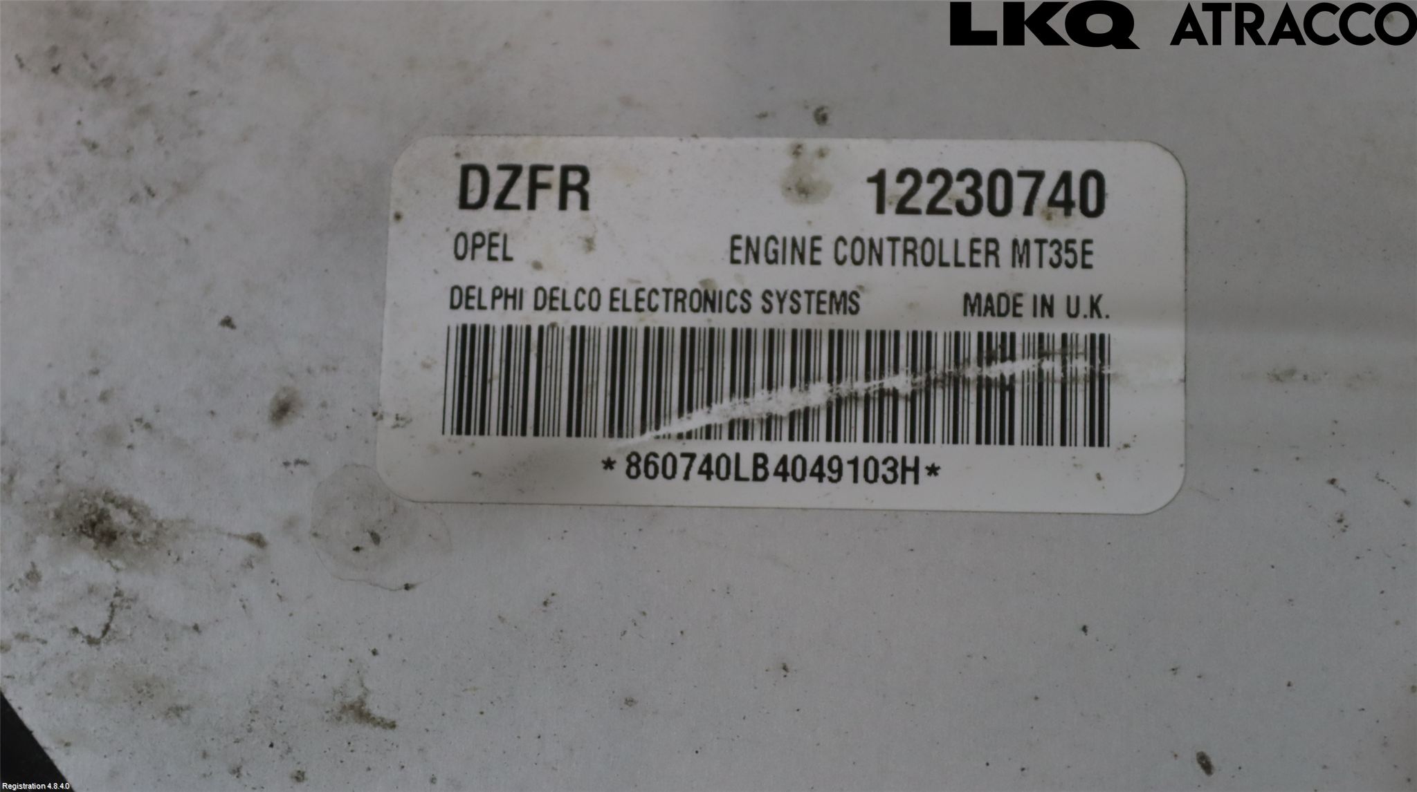 Opel ASTRA H 04-12 Styrenhet Insprut Bensin