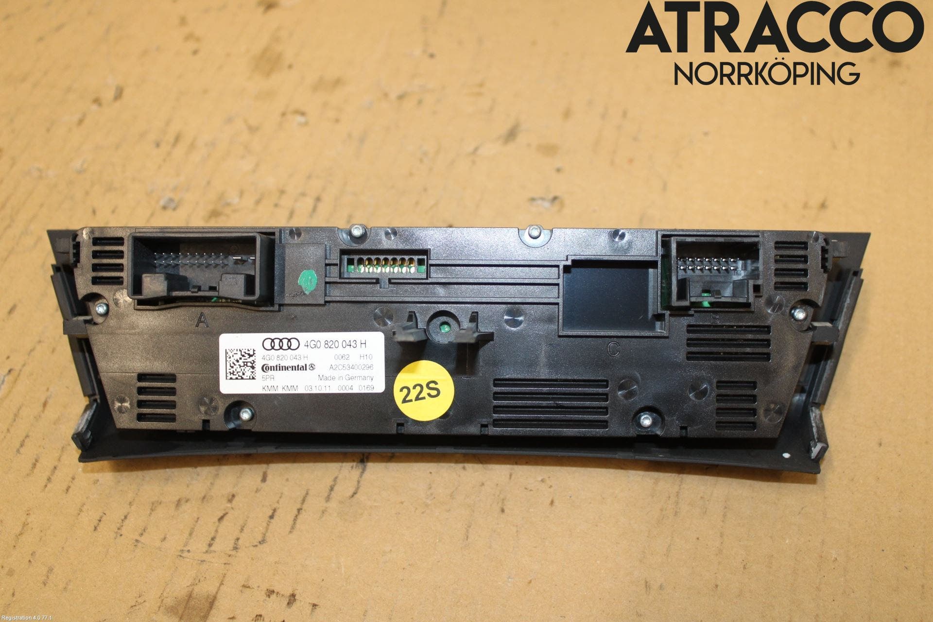 Audi A6/S6 4G 11-18 Värmereglage