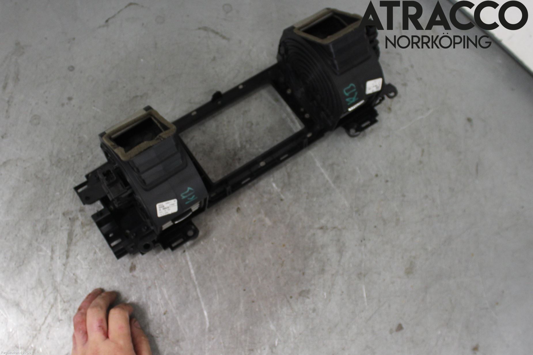 Jaguar XF 08-15 Defrosterkanal-Munstycke