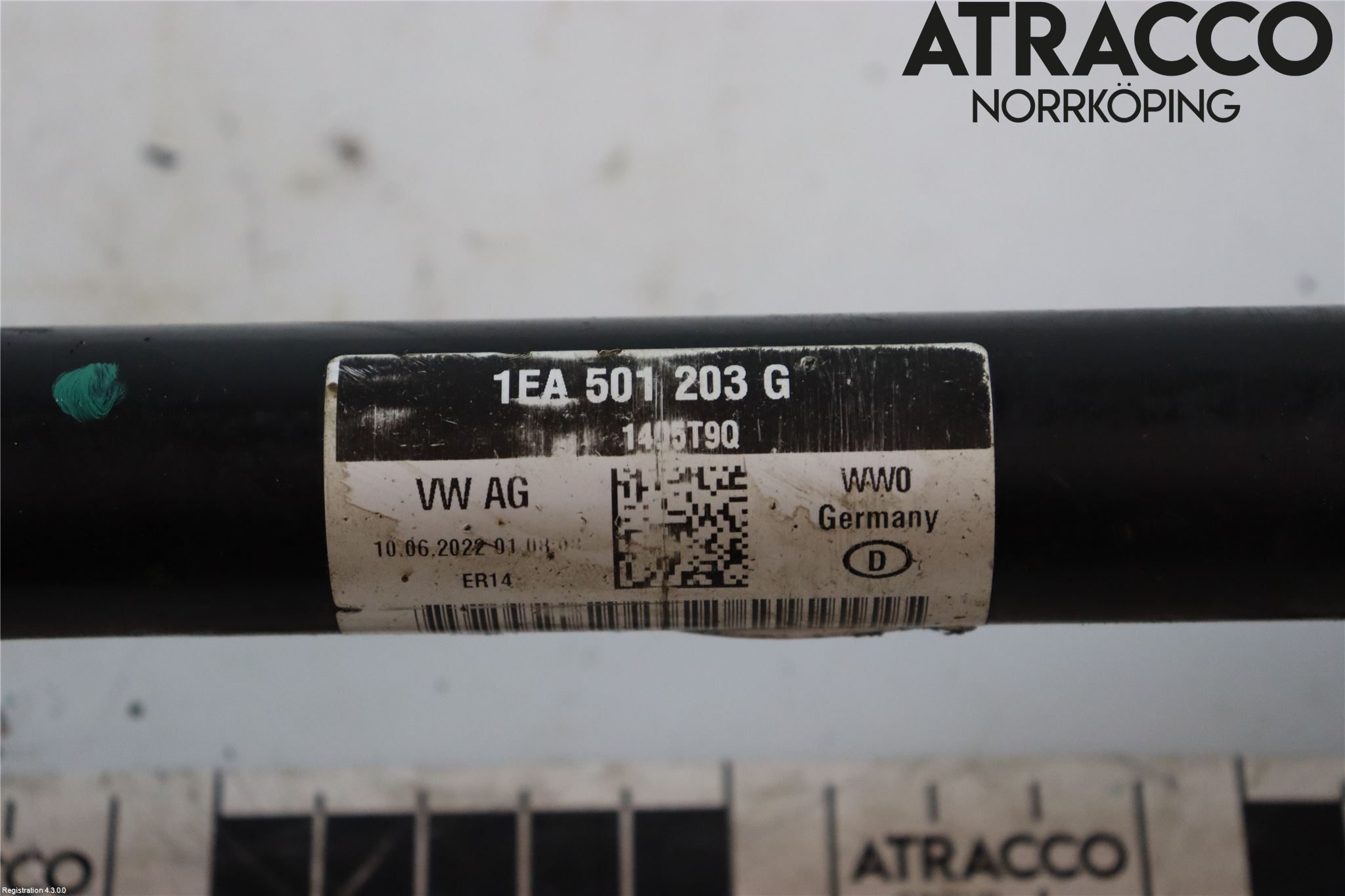 Volkswagen VW ID.3 21- Drivaxel Fram Vänster