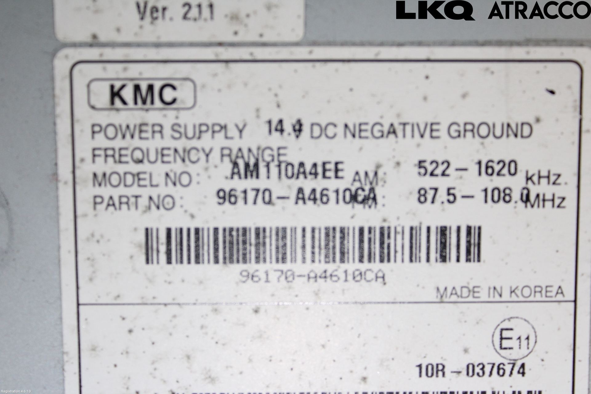 Kia CARENS III 13-19 Cd Radio - Multimediapanel