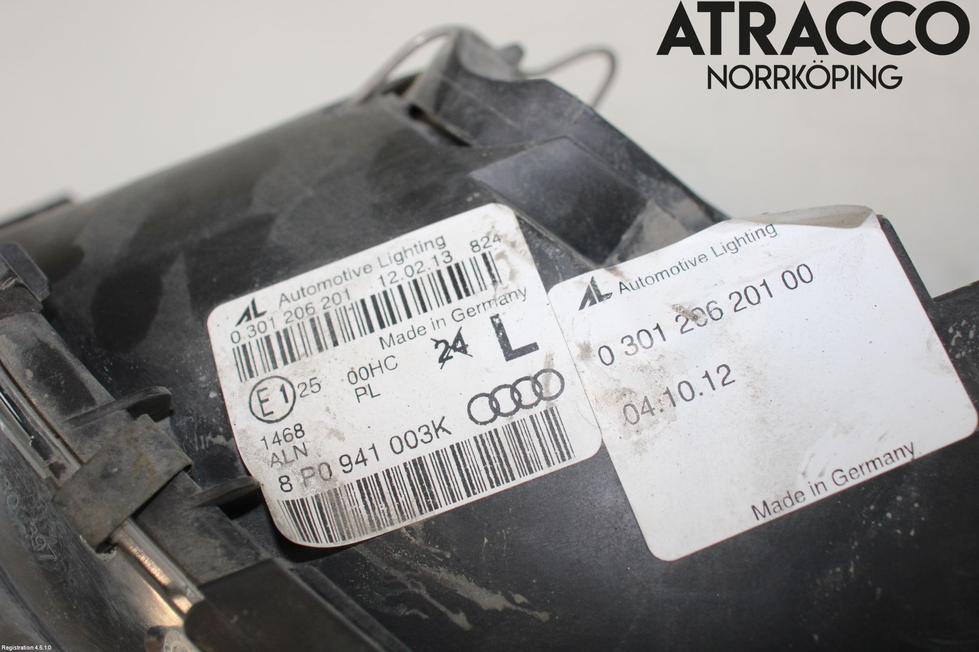 Audi A3/S3 05-13 Strålkastare Vänster