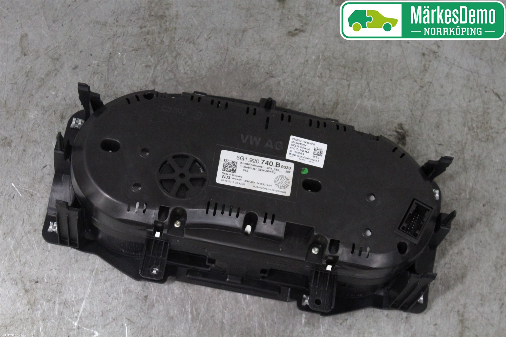 Volkswagen VW GOLF / E-GOLF VII 13-20 Instrument Komb
