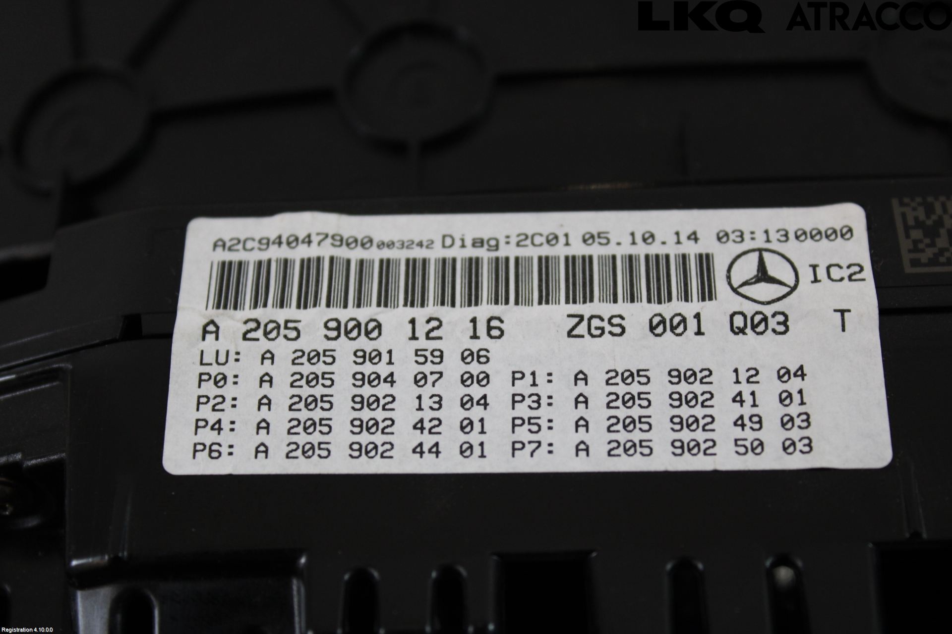Mercedes-Benz MB C-KLASS (W205) 14-21 Instrument Komb