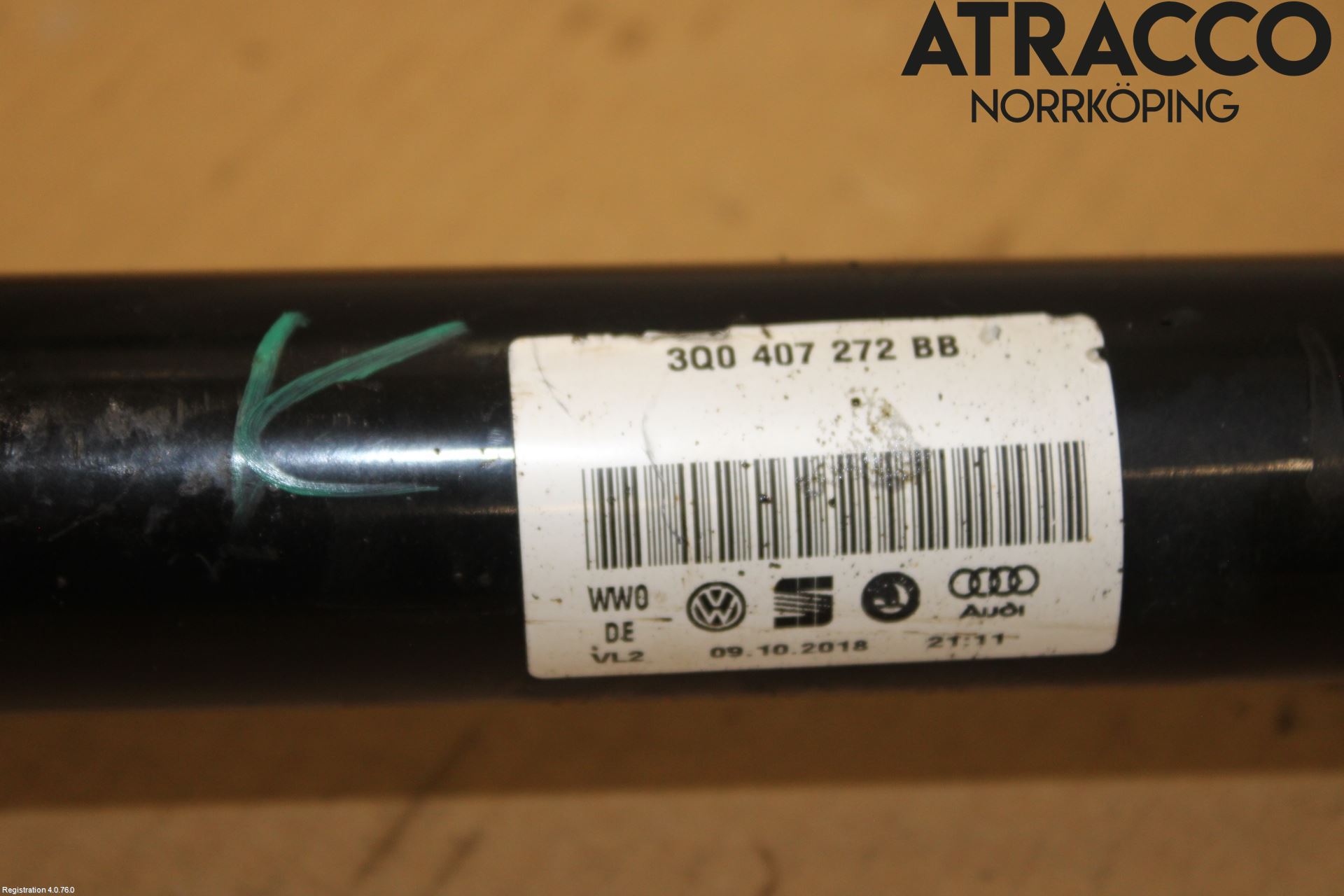 Skoda KODIAQ 17-24 Drivaxel Fram Höger