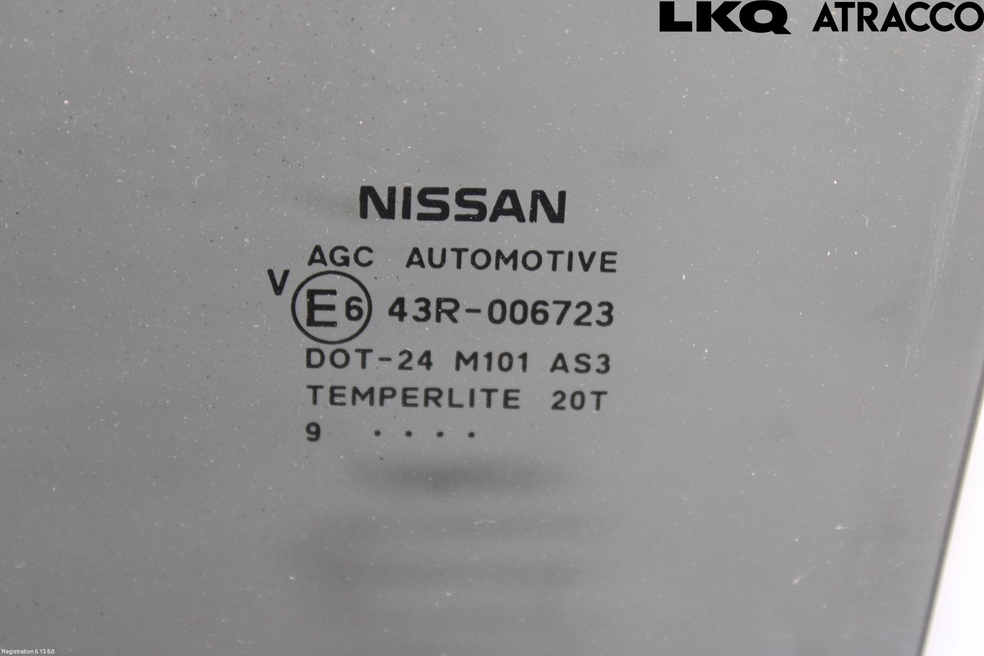 Nissan QASHQAI+2  08-10 Dörruta Bak Vänster
