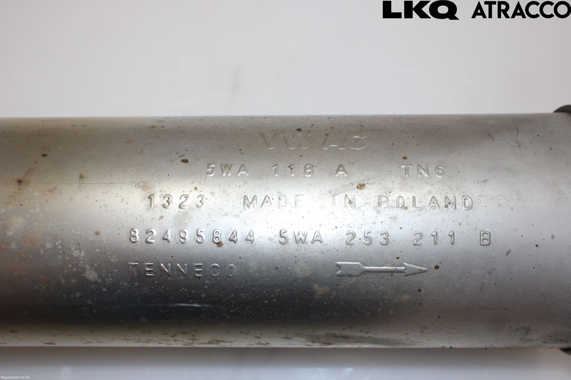 Volkswagen VW GOLF / E-GOLF VIII 20- Avgas Mellandämpare