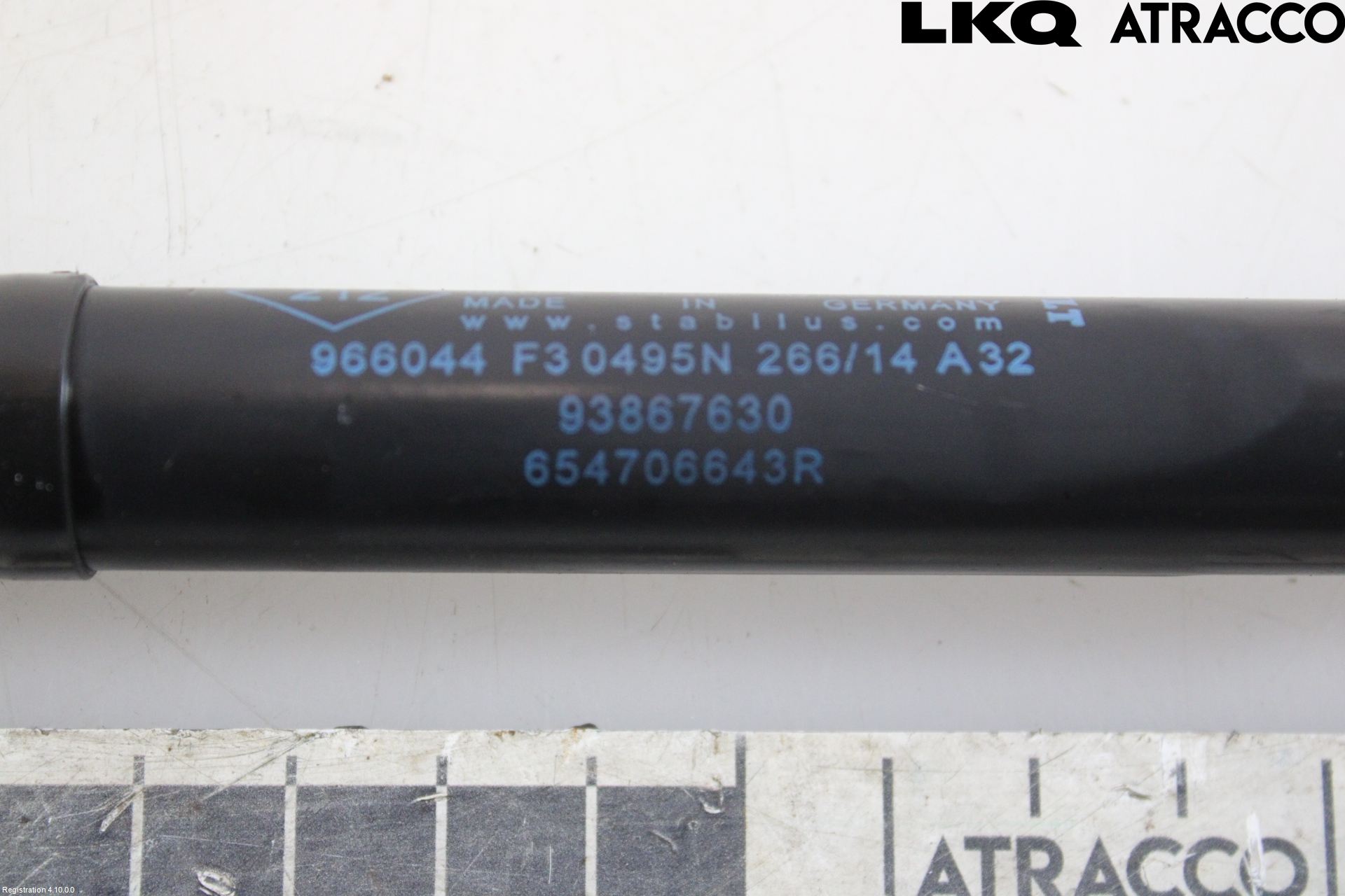 Renault TRAFIC/E-TECH 15- Gasfjäder Motorhuv